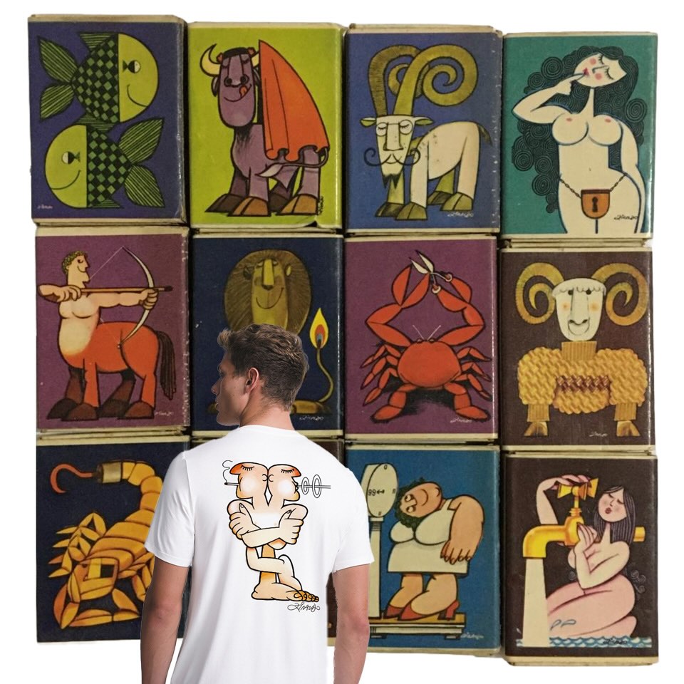 Criadas nos anos 1970, as ilustrações dos signos de Ziraldo atravessaram o tempo para encontrar novos suportes.
A INSIDER apresenta sua segunda colaboração com a Ziraldo Artes Produções ao revisitar a série desenvolvida para as icônicas caixinhas de f