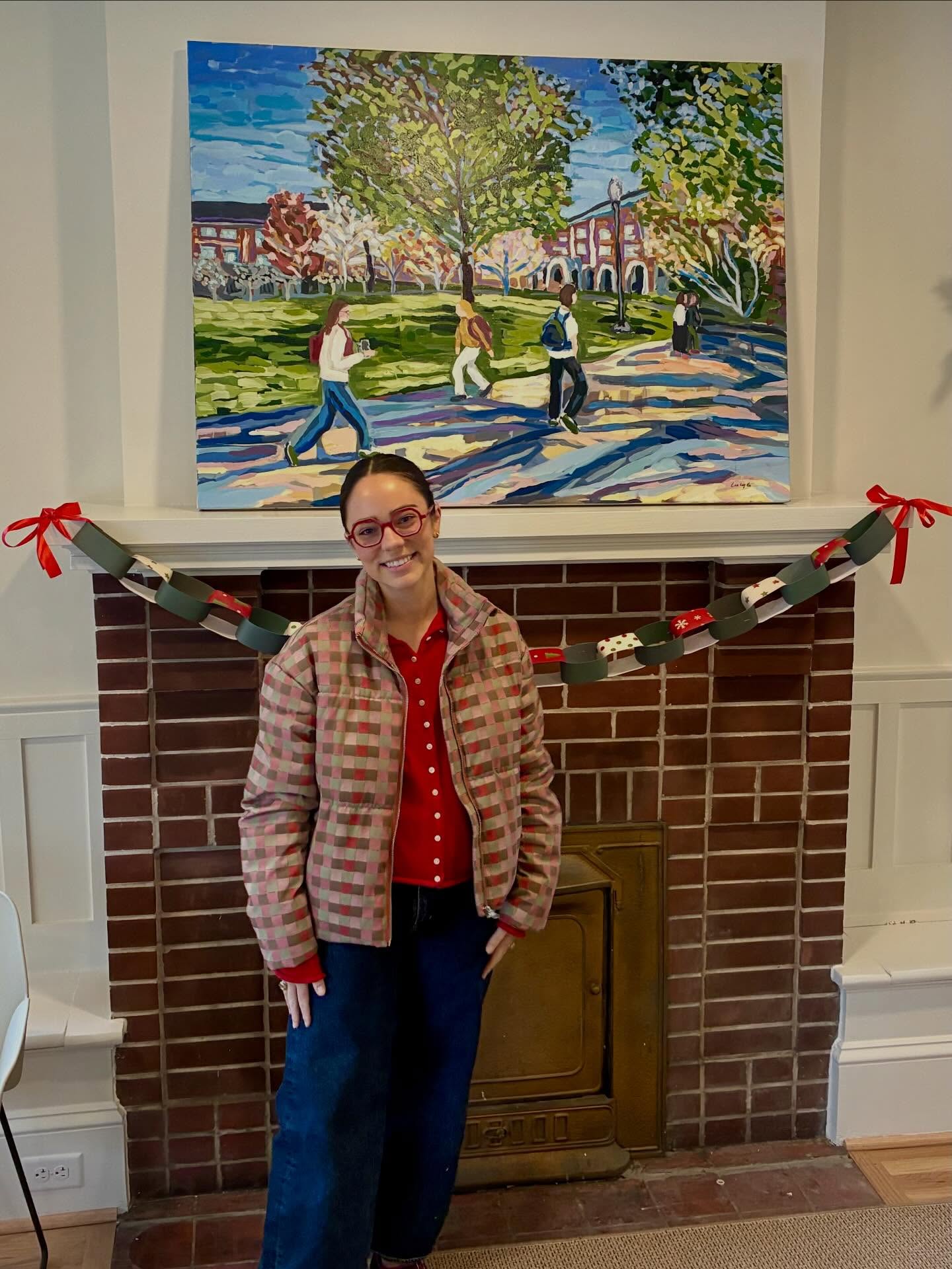 A gorgeous new addition to 1203 Polo Road! Thank you @lucycamp.art for this beautiful painting, we love it!! 💕