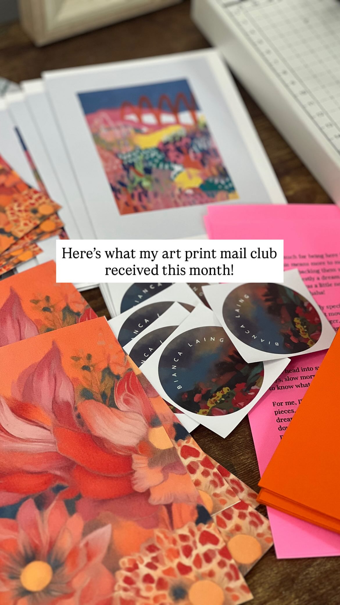 I opened my art print mail club last month (not nervous at all hahaa) and here’s what they received!
If you’d like to join the club, sign ups are always welcome and open! The January send out closes on the 31st dec so get in there for next months surprise art snail mail xx
Link in bio
#nzart #nzartist #nzartprints #artist #mailclub