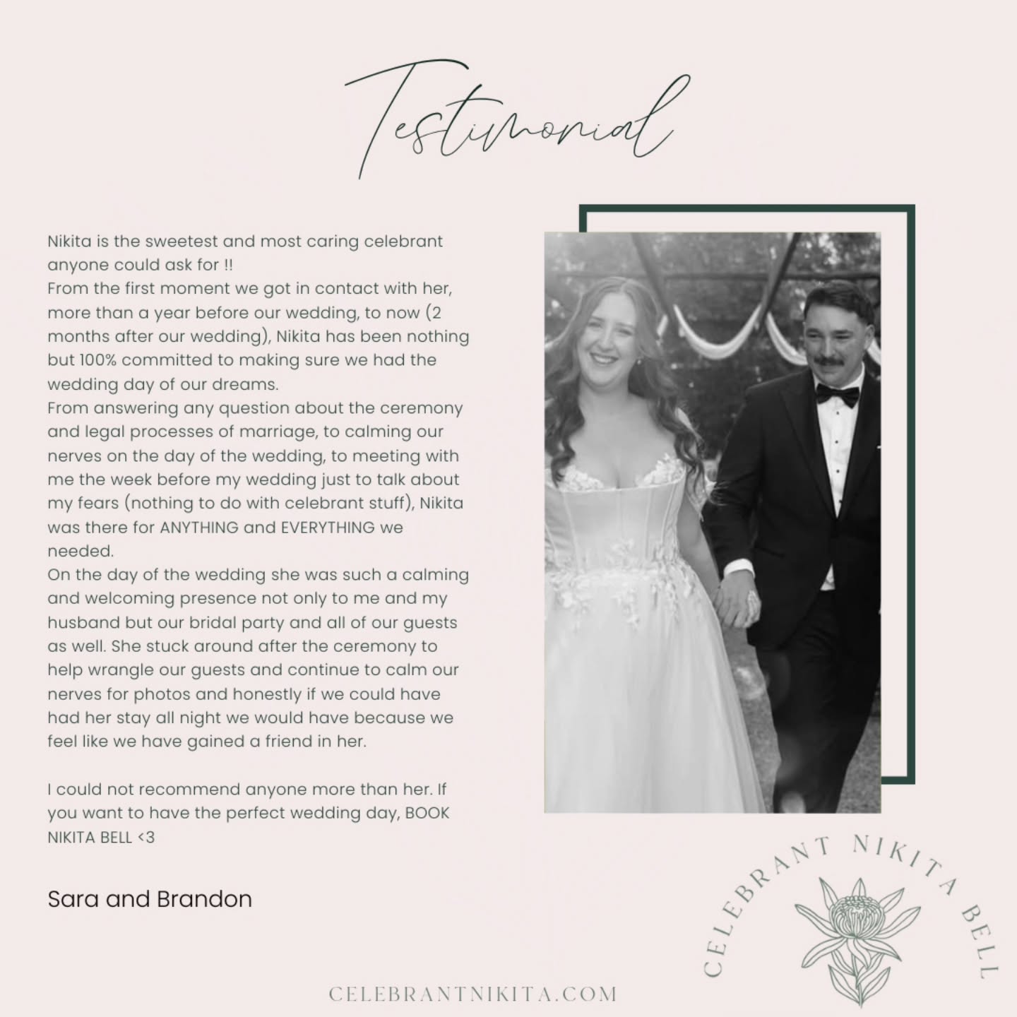 Sara and Brandon ❤️🥹
I instantly fell in love with them when we met for the first time, and being a part of their day was so special!