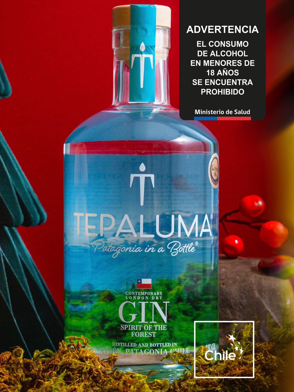 Esta Navidad, regala alegría con el espíritu que lo inició todo 🎄✨ Tepaluma London Dry Gin, Espíritu del Bosque nace en el corazón de la Patagonia chilena, entre bosques lluviosos, agua pura y botánicos reales.
Un gin noble y delicado, forjado en cobre y acariciado por el fuego, que expresa con elegancia las notas profundas de las tierras patagónicas.
Para la mesa de Navidad, para compartir, brindar y celebrar lo esencial.
Disponible en tepaluma.com
Real. Salvaje. Icónico. Tepaluma®
📍 En la Región de Aysén distribuye Gran Calafate (+56 9 3233 0996) y nos encuentras en un sinnúmero de botillerías, supermercados y tiendas especializadas.
….
⚠️ ᴀᴅᴠᴇʀᴛᴇɴᴄɪᴀ: ᴇʟ ᴄᴏɴsᴜᴍᴏ ɴᴏᴄɪᴠᴏ ᴅᴇ ᴀʟᴄᴏʜᴏʟ ᴅᴀñᴀ ᴛᴜ sᴀʟᴜᴅ I ɴᴏ ʙᴇʙᴇʀ ᴀʟ ᴄᴏɴᴅᴜᴄɪʀ I ʀɪᴇsɢᴏ ᴘᴀʀᴀ ᴛᴜ ʙᴇʙé I ɴᴏ ʙᴇʙᴇʀ ᴍᴇɴᴏʀᴇs ᴅᴇ 𝟷𝟾 ᴀñᴏs I ᴍɪɴɪsᴛᴇʀɪᴏ ᴅᴇ sᴀʟᴜᴅ
ℹ️ᴠᴀʟᴏʀ ᴇɴᴇʀɢéᴛɪᴄᴏ ᴅᴇ ᴛᴇᴘᴀʟᴜᴍᴀ ɢɪɴ: 𝟸𝟺𝟶 ᴋᴄᴀʟ ᴘᴏʀ ᴄᴀᴅᴀ 𝟷𝟶𝟶 ᴍʟ I ᴛᴇᴘᴀʟᴜᴍᴀ ᴍᴀǫᴜɪ ɢɪɴ: 𝟸𝟷𝟽 ᴋᴄᴀʟ ᴘᴏʀ ᴄᴀᴅᴀ 𝟷𝟶𝟶 ᴍʟ I ᴛᴇᴘᴀʟᴜᴍᴀ ɢɪɴ ᴀñᴇᴊᴀᴅᴏ: 𝟸𝟺𝟻 ᴋᴄᴀʟ ᴘᴏʀ ᴄᴀᴅᴀ 𝟷𝟶𝟶 ᴍʟ
#TepalumaGin #Patagonia #PatagoniaChilena #DestileríaTepaluma #CarreteraAustral Chile navidad espiritudelbosque