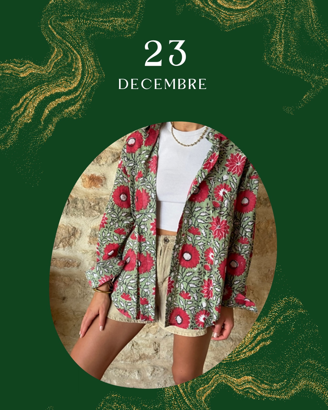 Jour 23 – Chemise Pondichéry Tulipe 🌷
Un souffle floral et des lignes graphiques.
La chemise Pondichéry Tulipe allie douceur et sophistication, parfaite pour ajouter une touche de poésie à toutes vos tenues.
À découvrir sur la boutique https://www.objets-des-clos.com/product-page/chemise-pondichery-tulipe
#ObjetsDesClos #CalendrierDeLAvent #Jour23 #ChemisePondichéry #StylePoétique #ModeÉlégante #InspirationSézane