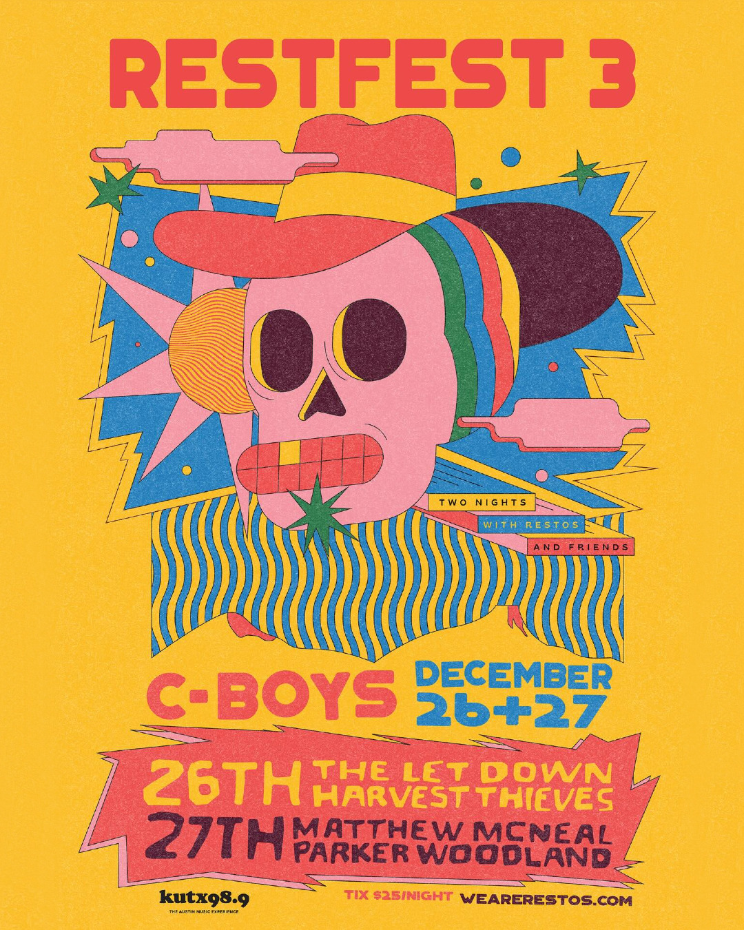 We've got one more show this year! Join us at C-Boys the day after Christmas (Dec 26th) when we take the stage with our homies in The Let Down and our brothers from other mothers Restos! Let's sing in the new year!
@restosmusic
@theletdownband
@cboysheartnsoul