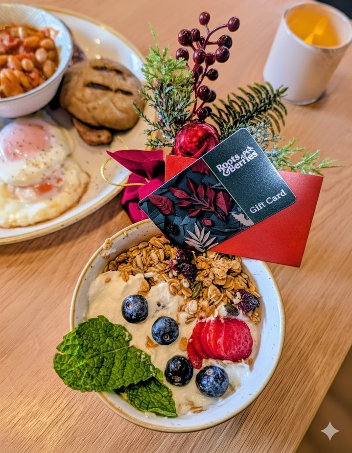 Still searching for that perfect festive treat? 🎄
Whether you want a physical gift to wrap or a digital surprise sent straight to an inbox, we have you covered with two ways to share the Roots & Berries experience.
It is important to note that our gift cards work on separate systems, so please choose the one that best fits your gift:
✨Physical Café Gift Cards (In-Café Only)
The perfect stocking filler! These are available to buy and redeem at the counter of any Roots & Berries café. They are ideal for a friend’s daily coffee, a weekend brunch, or a treat after a park stroll.
✨ e-Gift Cards (Online Only)
Need a last-minute gift? Our digital cards are available via our website and are specifically for pre-booked experiences like our signature Afternoon Tea.
Note: These two cards are not interchangeable, so be sure to pick the one that matches how your loved one would like to spend it!
Visit us in-café for a physical card OR head to
rootsandberries.co.uk > Afternoon Tea
to shop e-gift cards online today! ☕🍰
#RootsAndBerries #LondonGiftIdeas #ParkLife #LastMinuteGifting #LondonCafes #AfternoonTeaLondon