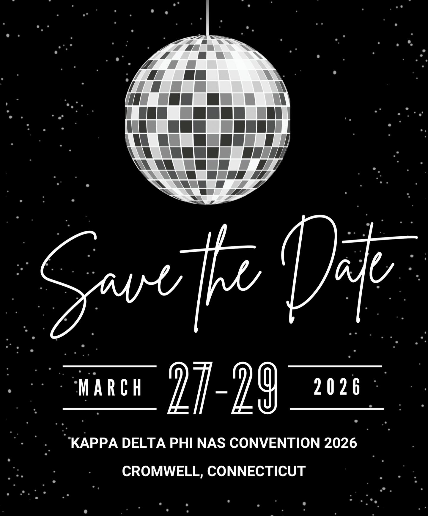 Mark your calendars for KappaCon26 !!
🖤💛