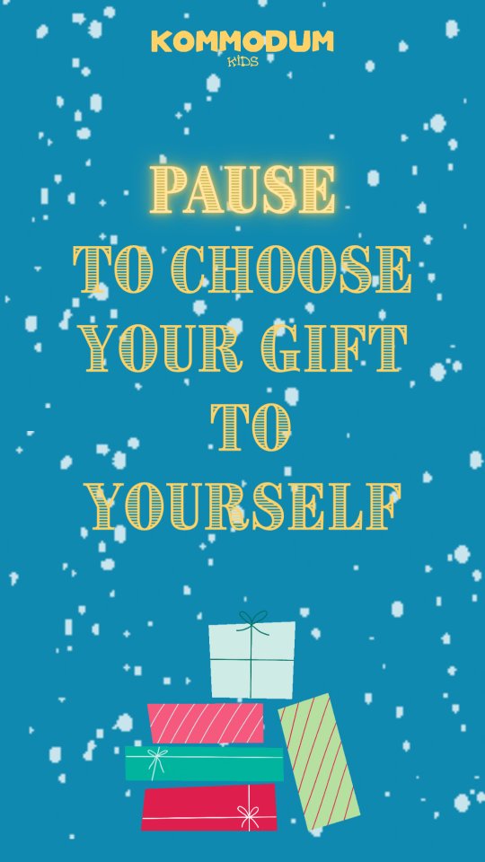 Sometimes, the best gift isn’t wrapped 🎄
Which one do you need this holiday season?
#kommodumkids #mindfulness #christmas #gift #selfcare