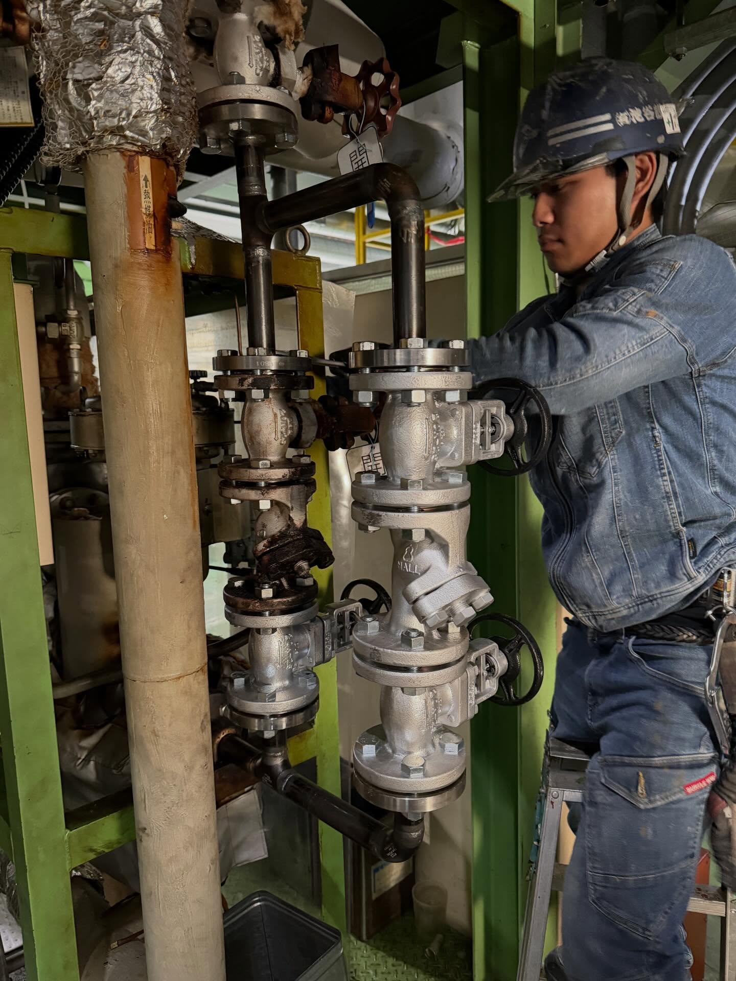 池谷設備です。
静岡県、某工場