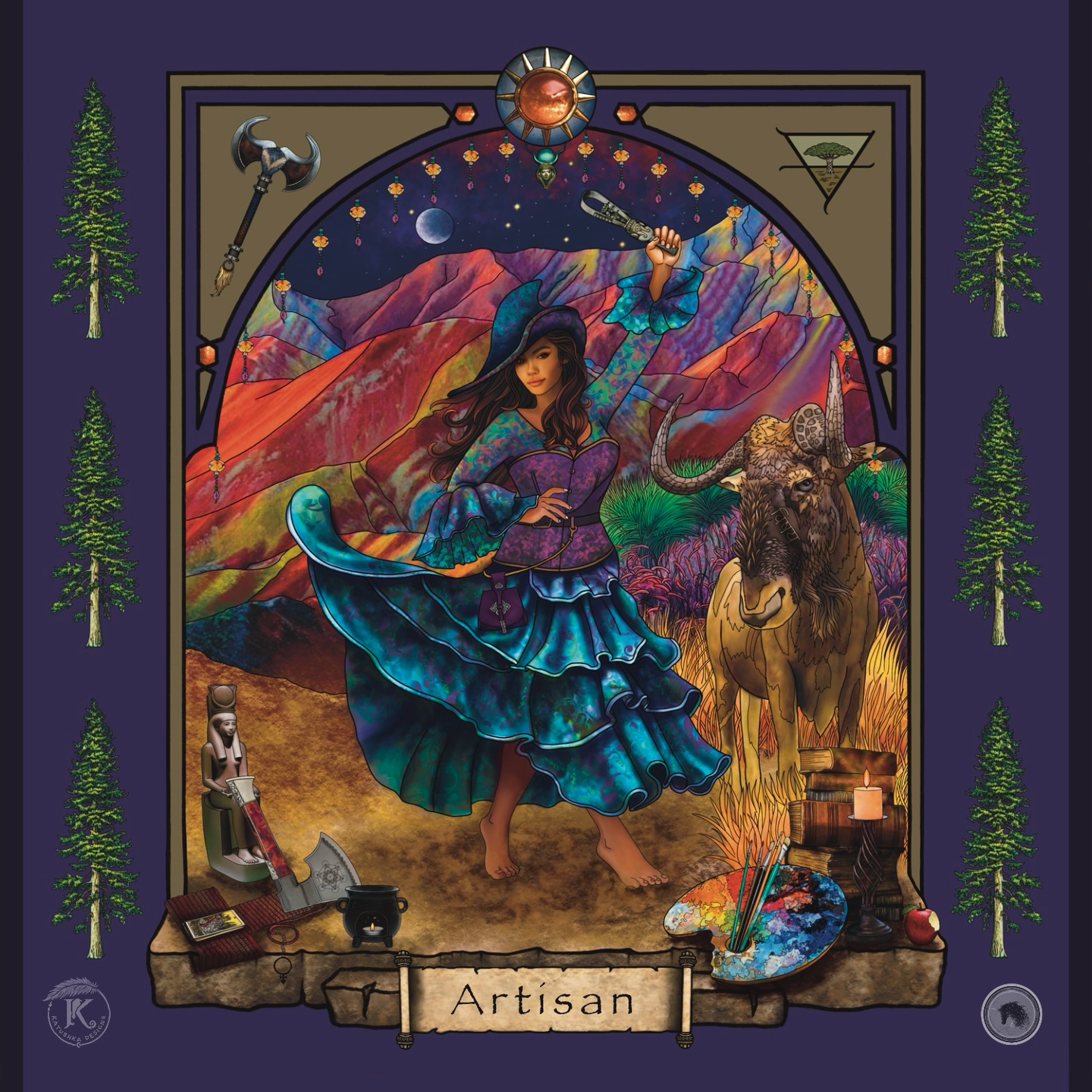 This month we are journeying with the Artisan.
She reclaims the divine beauty of the sensual body ❤️
Honouring the temple of our body and revelling in its sensual beauty without shame nor apology.
The Artisan is born from the constellation Taurus
Her Element is Earth
Her Matron Goddess is Hathor
Her Weapon is Battle Axe
Her Ally is the Sistrum
Her Medicine Plant is Douglas Fir
She Shapeshifts into Wildebeest
Her Tarot Card is the Empress
Her Stone is Sunstone
Her Sanskrit Word is Sensual
Her Test & Strength is Attachment
How do you resonate with the Artisan?
Image by our Artisan Clan Mother @katushka.designs ❤️
#artisan #bodytemple #taurus #hathor #tarotempress