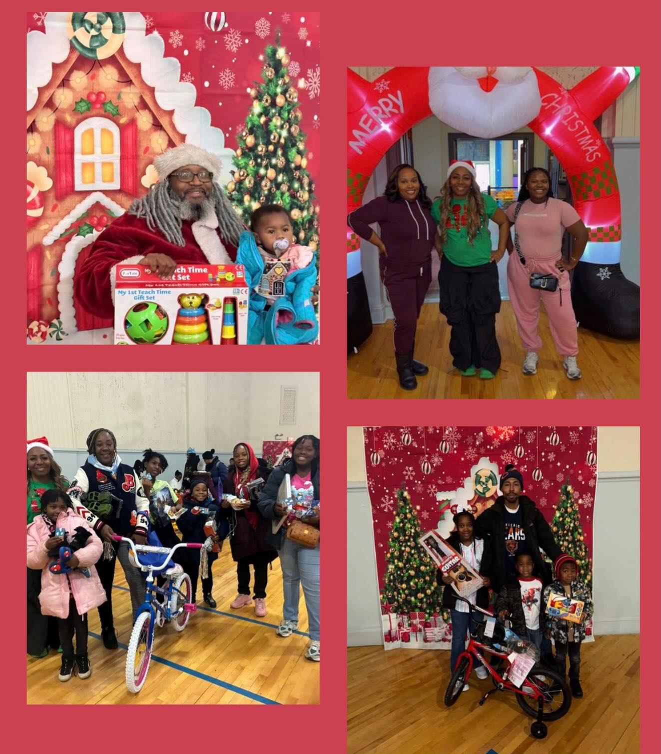 Thank You to Our Supporters!
The @thisislifechi Holiday Extravaganza would not have been possible without the love and support of our sponsors, Walmart, Fill a Heart 4 Kids , and donors @mygirlfriendzpartyrentals , G.r. Manning @g.r.manning @jbenion , Linda Adams-Hayes , Akia Sanders, Tamia Cooper, Judy Davis, Myles Mackey Foundation , Angela , @eleanor_kuykendall @citymotivators , Toys for Tots , @elischeesecake , @migleb87 , volunteers and community partners @teamworkenglewood_ , Aetna , Hamilton Park , @1swimteam , @jayvsjane , Mr Pibbs @9300baby_
Thank you to @dreezyclaus for bringing holiday cheer and smiles.
Thank you to @pmiller1978 for keeping the energy high, and @bro_davee the Barber for giving his time by providing free haircuts for our community.
To every volunteer who showed up, every donor who gave, and every sponsor who believed in our mission thank you. Because of you, we were able to create a day filled with joy, and holiday cheer for families in our community.
