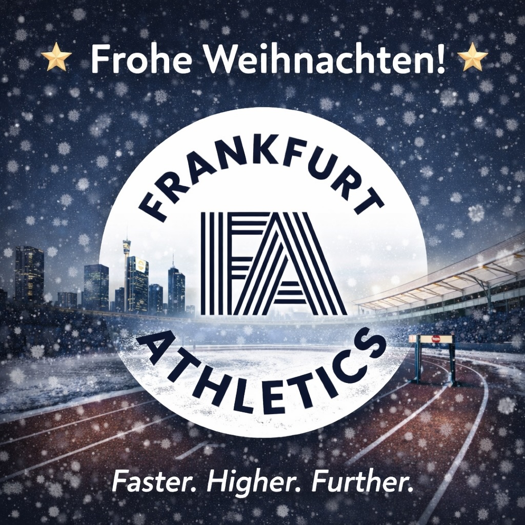 Frankfurt Athletics wünscht euch allen ein frohes Weihnachtsfest und gemütliche sowie schöne Festtage 🎄🎁!