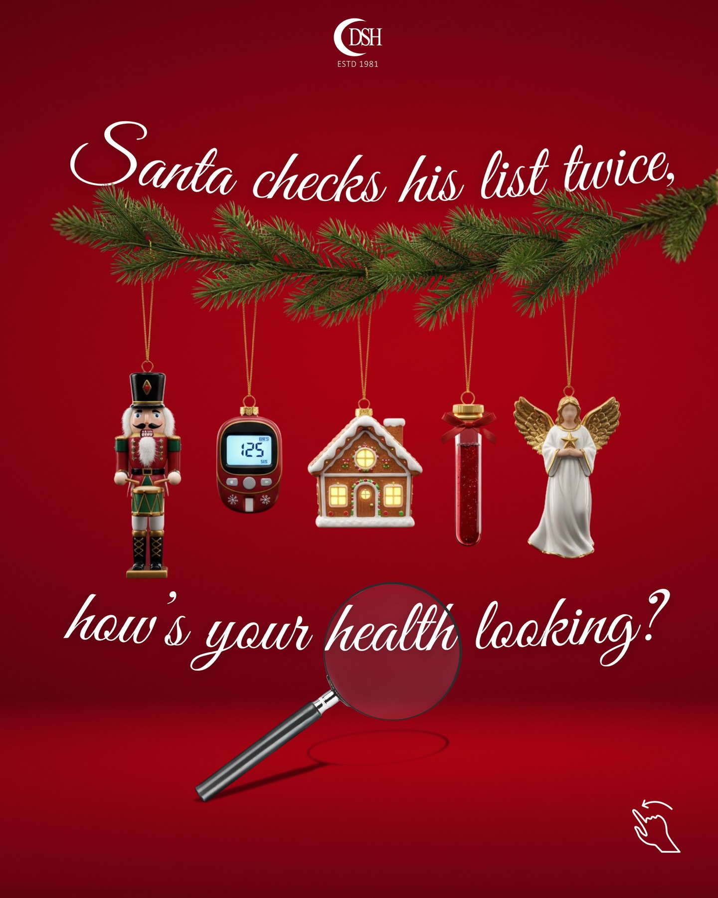 Santa checks his list twiceβ¦ have you checked your health once? πβ¨
Weβre rolling into 2026 with brand-new Health Screening Packages, thoughtfully designed for every stage of lifeβfrom Basic Wellness to Cancer, Lung, Dementia, and Golden Age screenings.
Start the new year with clarity, confidence, and care. Preventive screening today can make all the difference tomorrow.
π New Year. New Packages. Better Health.
π
Book your appointment at dsh.com.my
π² Or WhatsApp us at +60 12 957 3800
#dshhq #HealthScreeningKL #kualalumpur #merrychristmas