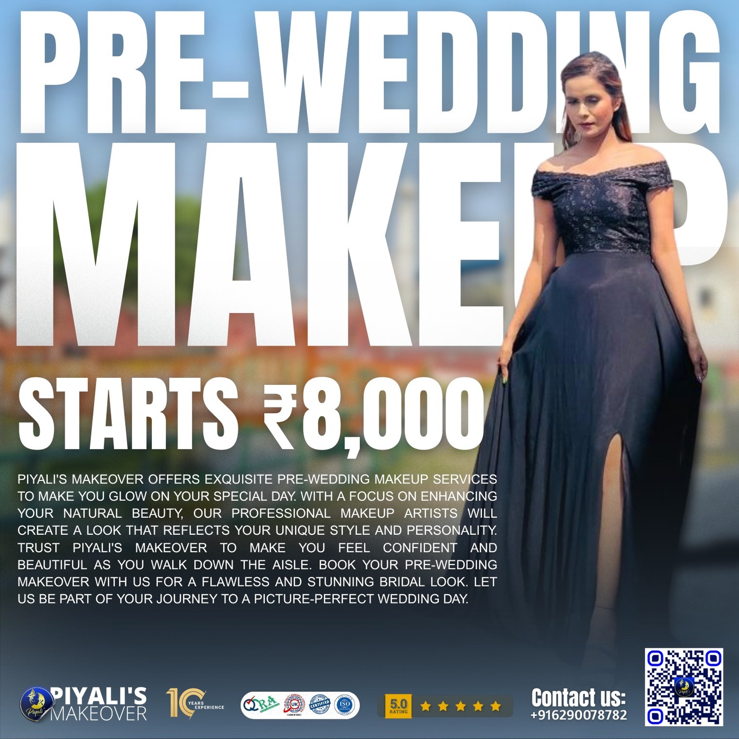 ✨ Pre-Wedding Glow That Speaks Love & Elegance ✨
Your pre-wedding moments deserve a look that is fresh, radiant & camera-perfect 💍💄
At Piyali’s Makeover, we create stunning Pre-Wedding Makeup that enhances your natural beauty
and adds that magical glow for every smile and every shot 📸💖
💰 Starting at just ₹8,000 only
Because every bride deserves to shine beautifully before the big day 👑✨
📞 Call / WhatsApp: 080176 88018
🌐 Website: www.piyalismakeover4u.com
💫 Book your pre-wedding makeover now & glow through every pre-wedding moment 💫
#PiyalisMakeover #PreWeddingMakeup #PreWeddingShoot #BrideToBe #AffordableLuxury #HDMakeup #MakeupForPhotoshoot #WeddingVibes #GlowWithPiyali #LoveInEveryLook 💕✨