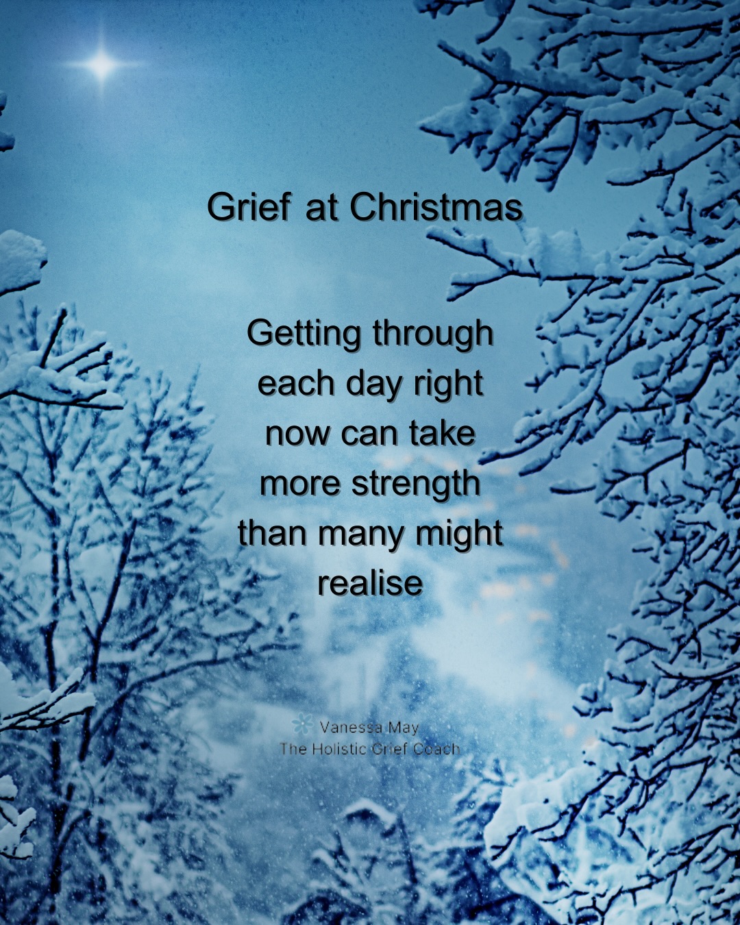 Christmas can be brutal when you’re grieving. The build up feels endless and getting through each day can be incredibly challenging when your heart feels broken by the overwhelming sadness of Christmas without them. Just keep going, it’s all you can do. If you believe they’re still with you that can help, but just know how proud they would be of you for surviving your devastating loss 🩶🕊️
.
#griefatchristmas #bereavedmother #widow #griefcommunity
