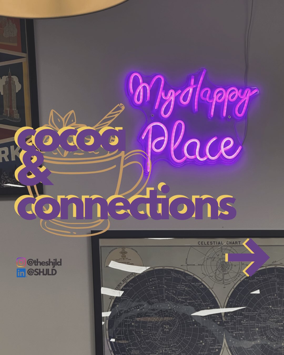 Successful event launch via Cocoa and Connections🎄☕️✨, from your 2025/26 SHJLD committee!
Thank you to everyone who joined us for an evening of chatter and nibbles. We were delighted to host you all at The Nest Coffeehouse and were super stoked to welcome a couple of new faces alongside our returning members!
Cheeky spoiler, but we have a full social calendar planned for 2026! 🥳🎉 Please come along, we can’t wait to meet you! Non-members are welcome too.
Ft. Event highlights (in case you’re battling a bit of FOMO).
Signing off,
Your 2025/26 SHJLD committee #SHJLD 💚