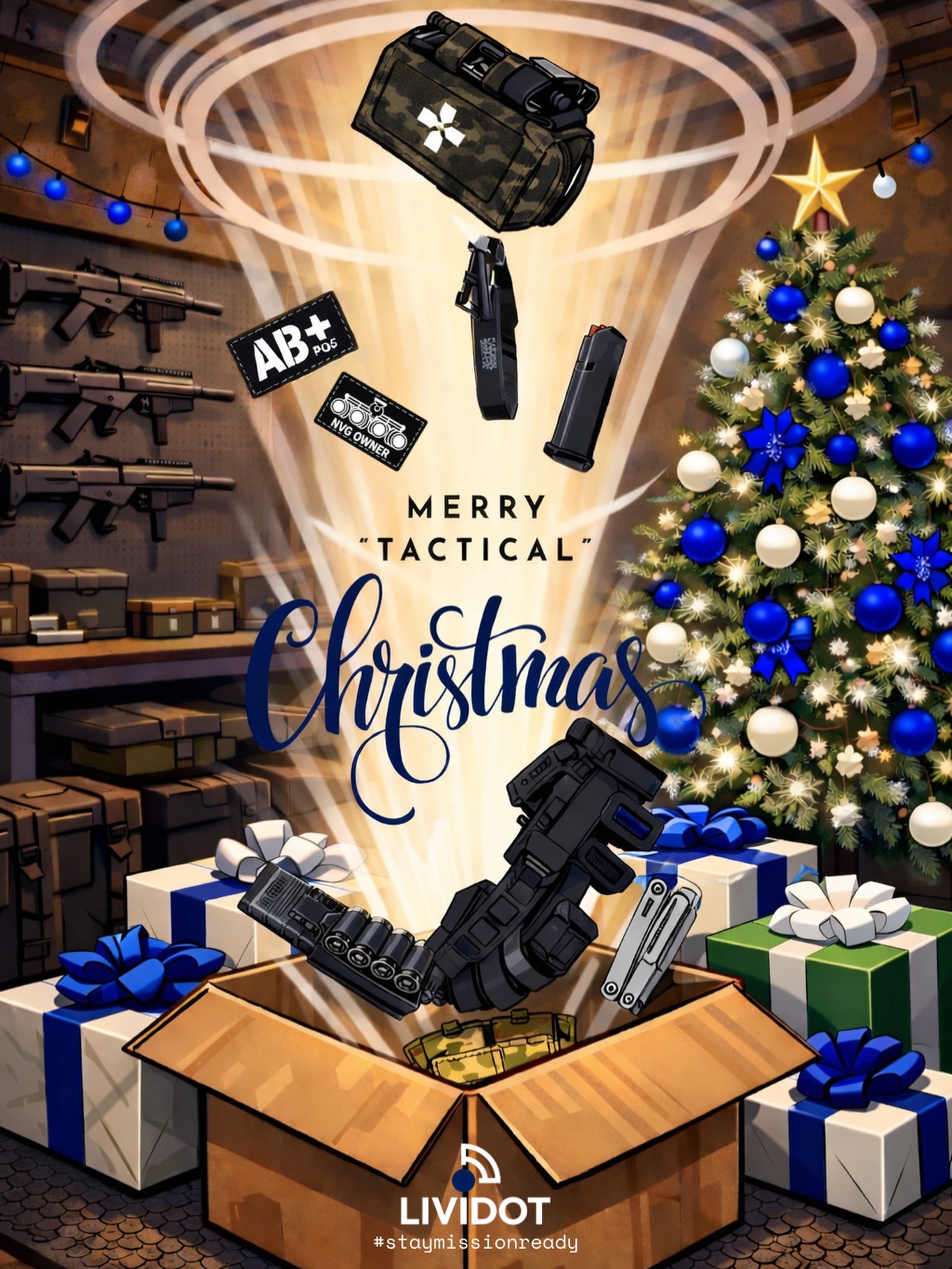 Merry Tactical Christmas 🎄
Danke an unsere Kunden & Partner für das entgegengebrachte Vertrauen - auf ein taktisches 2026
What’s under your tree this year?
#lividot #staymissionready