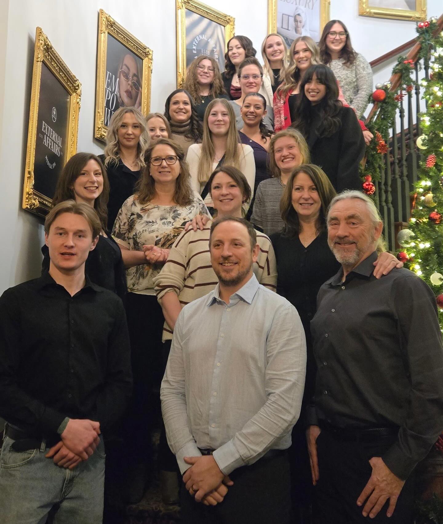 Merry Christmas from all of us at Barkers! Thank you to @riverbankbistro for another wonderful staff Christmas party- we always have a great meal and great time there!