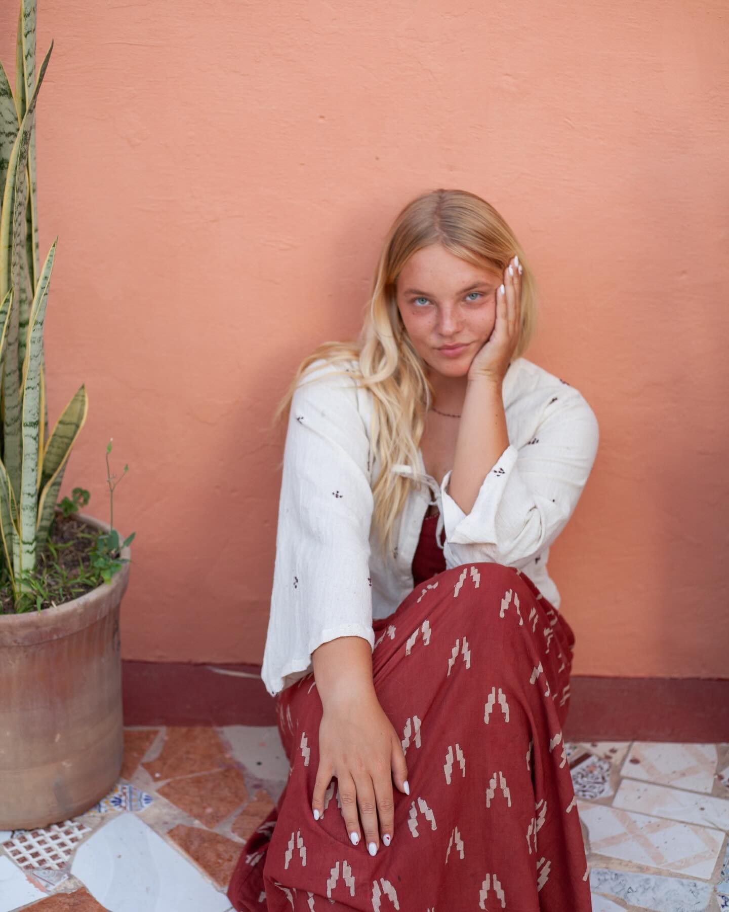 The Mere Ram Dress 🌜🌝🌛
100% cotton , naturally dyed & dabu printed fabric