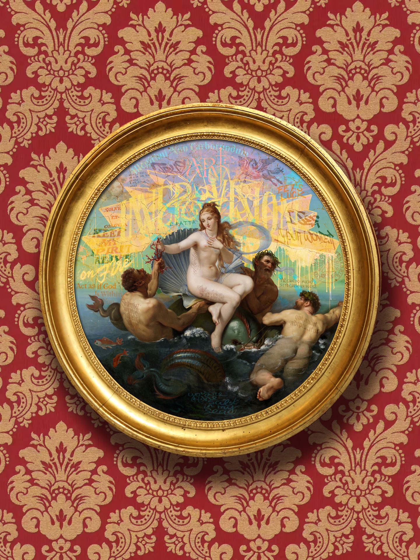 LUX LUCET IN TENEBRIS by Marco Battaglini
Where ancient divinity meets contemporary rebellion.
In this vision, Venus rises not only from the sea, but from the collision of eras - a reminder that beauty, desire, and consciousness are eternal frequencies vibrating through time.
A celebration of transcendence, inner light, female power, and the unapologetic courage to shine even in the darkest waters.
What part of your own light are you ready to reveal to the world today?
#NeoRenaissance #EternalEnergy #ArtThatTranscends
timeless art, divine feminine, neo-renaissance, contemporary classicism, spiritual awakening, modern mythology, inner light, transcendence, eternal beauty