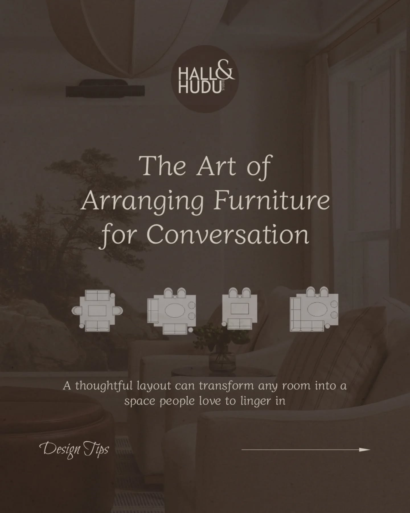 Let's talk furniture! Swipe ➡️ to learn 3 helpful tips when arranging a room in your home
Furniture placement is a quiet language. When arranged with intention, it encourages conversation, draws people closer, and turns a space into somewhere you want to stay awhile.
📱(519) 722-3708
✉️ info@hallhudu.com
🌐www.hallhudu.com