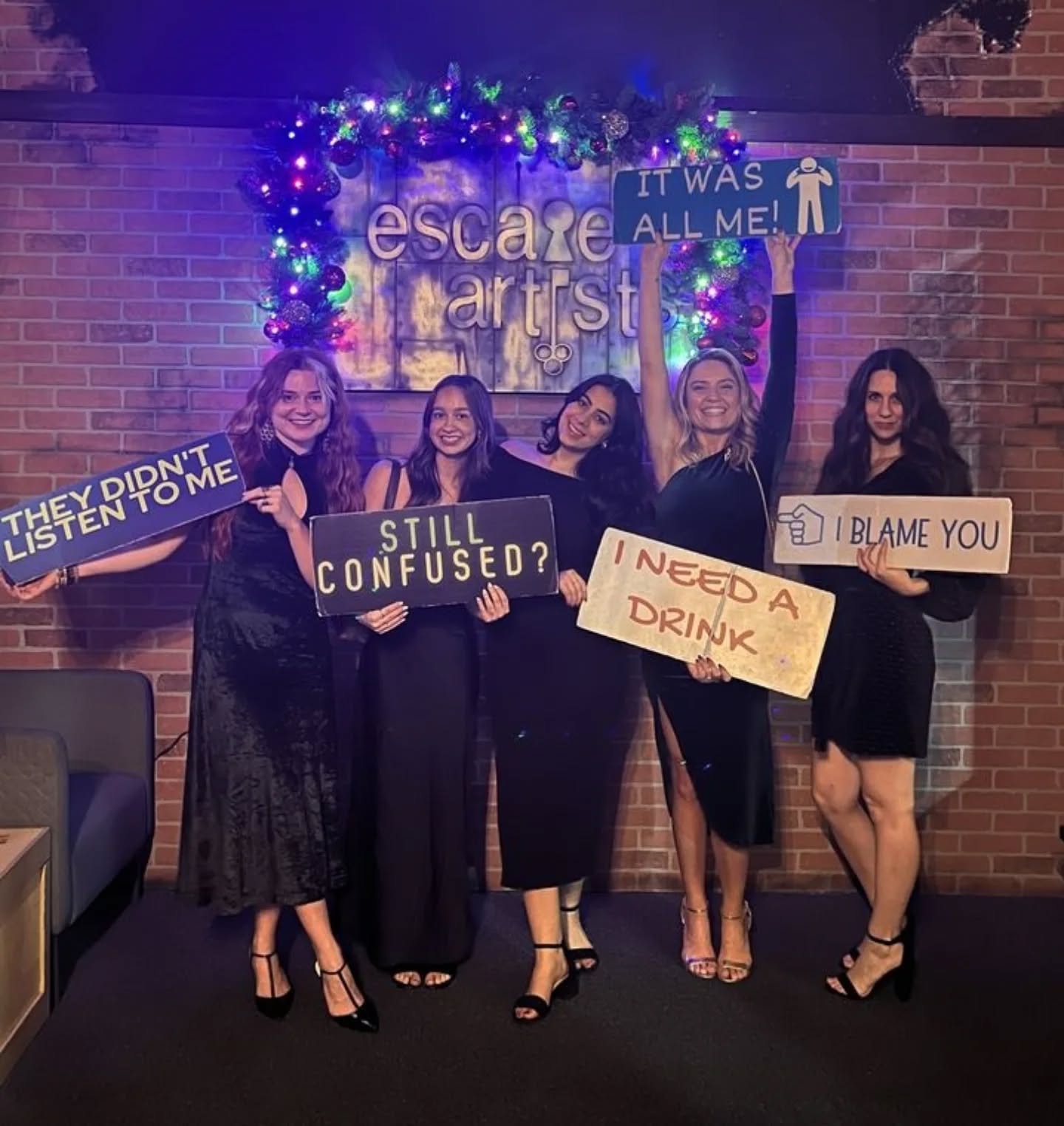 Clearly I hired the best group of ladies... I mean I take them to an escape room and they nearly break a record getting us out in 40mins!
Seriously though these girls have brought such joy to my life and I feel so blessed to have them in the salon! Cheers to more growth in 2026! 🥂