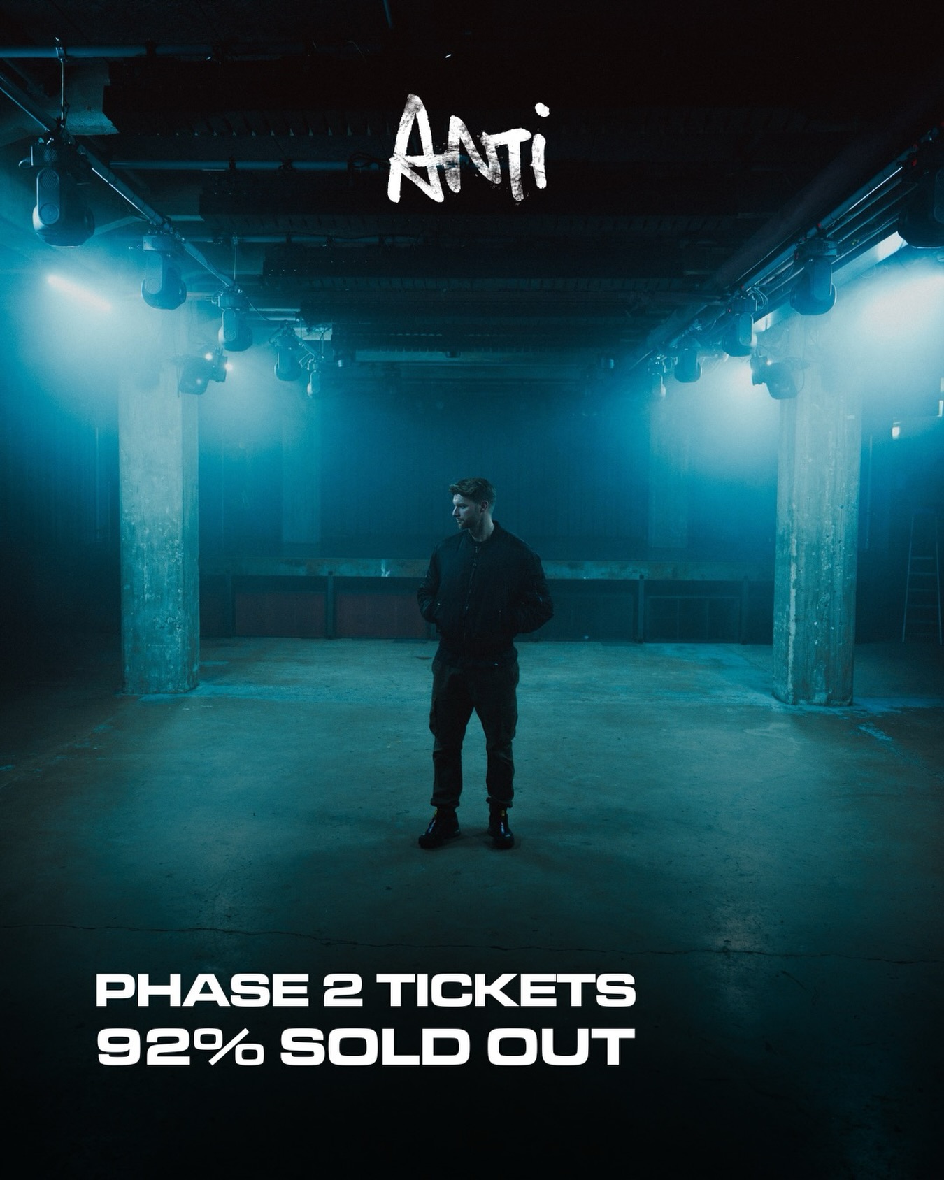 Vielä muutama edullisempi PHASE 2 -lippu jäljellä🖤 Ensi viikon perjantaina mennään kun Yotto tuo uuden ANTI konseptin Ääniwalliin!
Nappaa lippu talteen nyt vielä kun niitä jäljell❤️