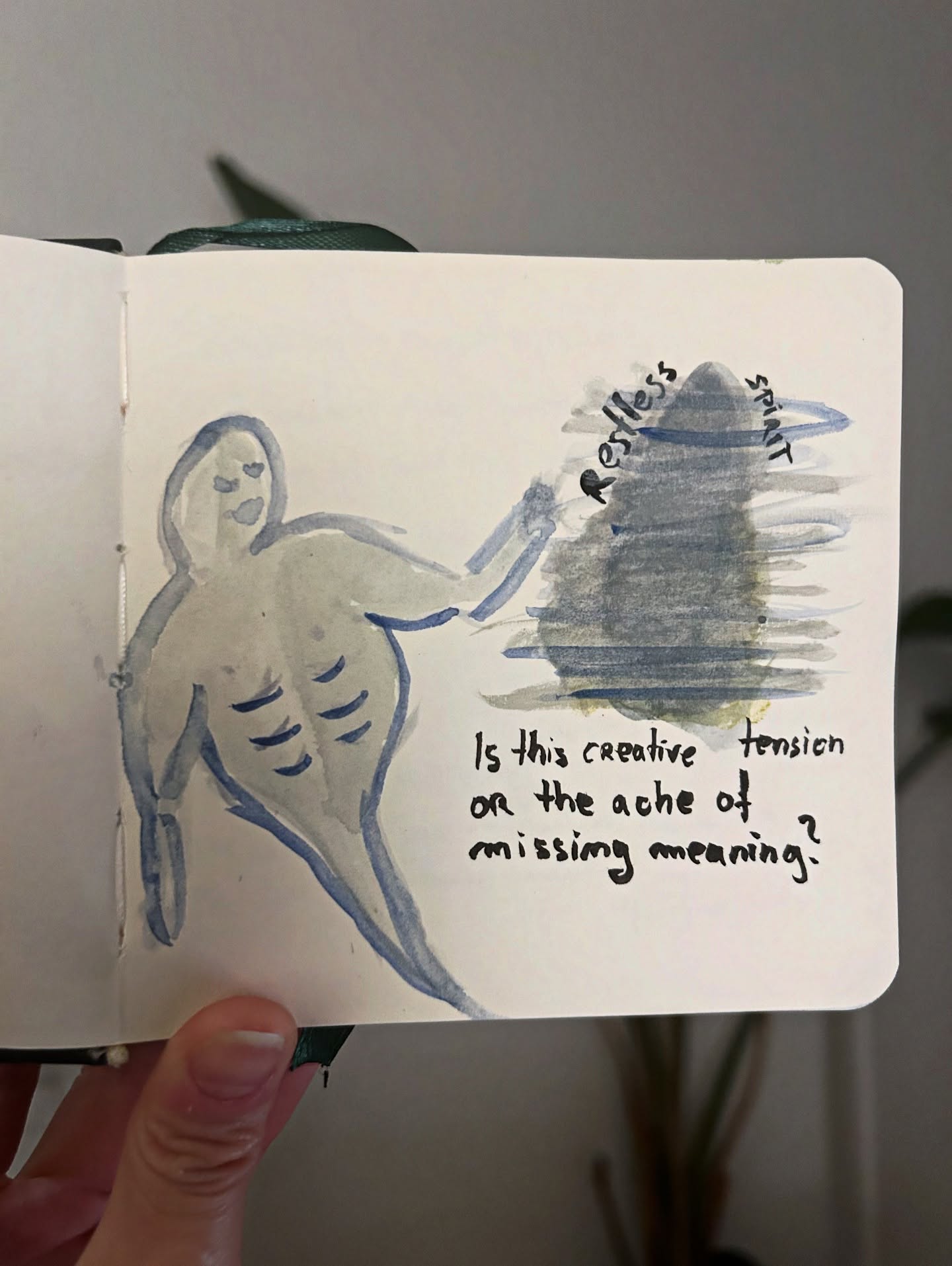 #foodforthought #creativetension #searchingformeaning #innerdialogue #sketchbook