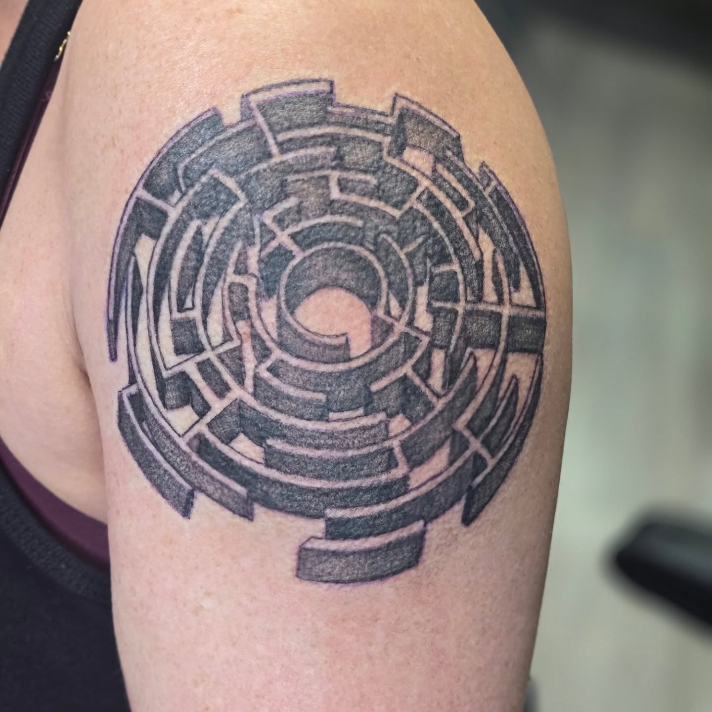 Take a look at this from @karencaintattoos. She is now booking late January and February. #labrynth #nofilter #nashville #tennessee #musiccity