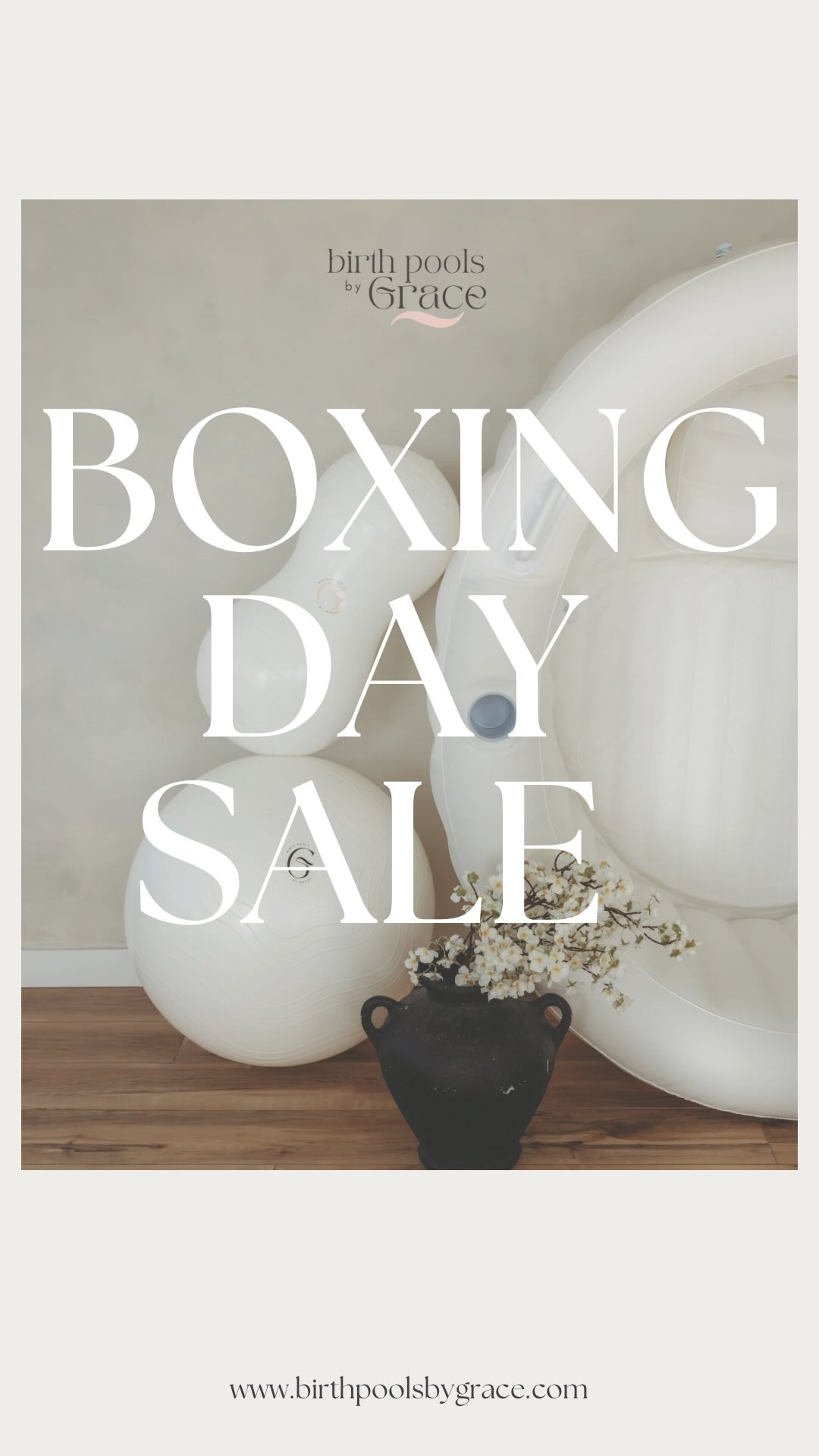 You heard that right!! Run besties run 🏃🏼♀️
We’re running this boxing day sale this week and this week ONLY! Use code BOXING DAY ✅
Today till the 31st!
Our website only 💌
Birthpoolsbygrace.com
All products. Designed by @yourdoulagrace for pregnant families, eager birth workers and aesthetic hospitals!
You’re welcome 😇
#smallbusinesssale #boxingday #birthpool #pregnant #pregnancy