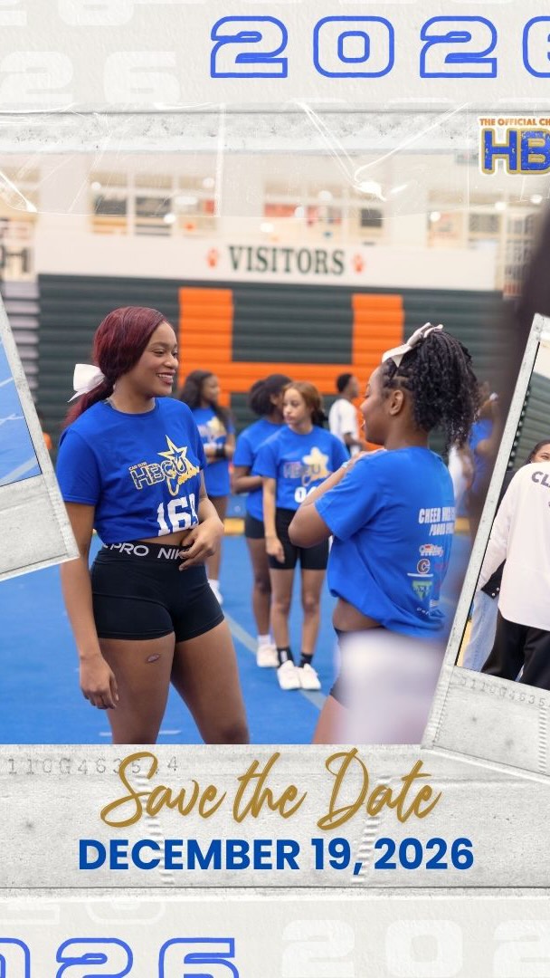 ✨ What an incredible turnout! ✨
Thank you to every athlete, parent, coach, program, staff member, and sponsor that made the 4th Annual Cheer HBCU Combine a HUGE success. The energy, talent, and passion in the venue was unmatched.
And we’re JUST getting started… SAVE THE DATE
📣 The 5th Annual Cheer HBCU Combine will be hosted on December 19, 2026!
Mark your calendars — next year will be even bigger, even better, and even more unforgettable. 🏆🔥
Stay tuned… the journey continues.