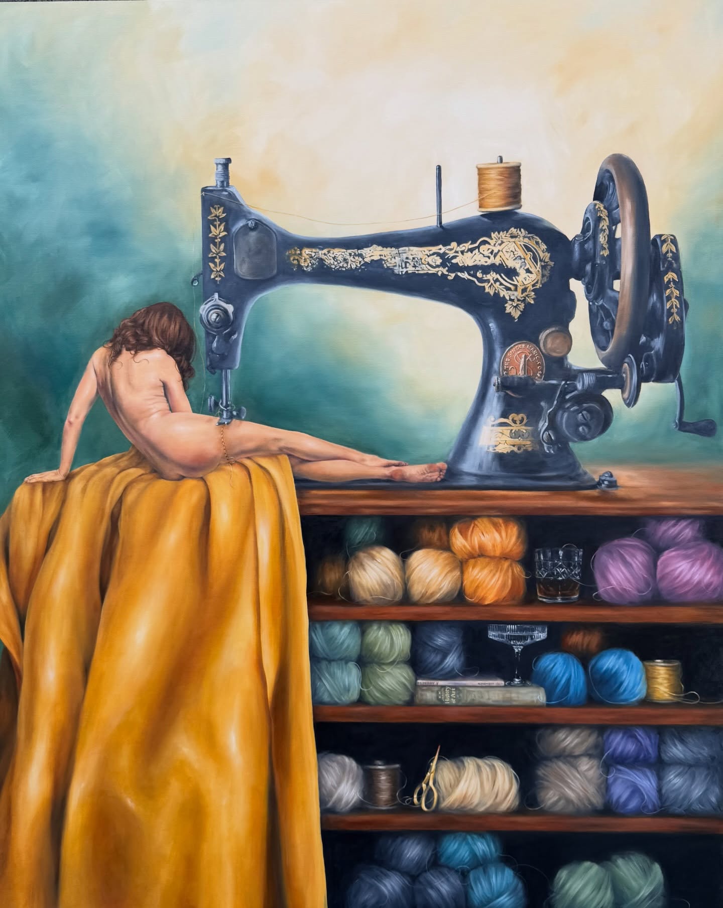 “At the Seams” Oil on Canvas | 48”x60”
I’ve finally finished a piece I’ve been working on for most of the year, and I couldn’t be happier with how it came out. This collection has been deeply cathartic, allowing me to work through some difficult emotions on the canvas. I’m excited to keep building on it - more to come in the new year!