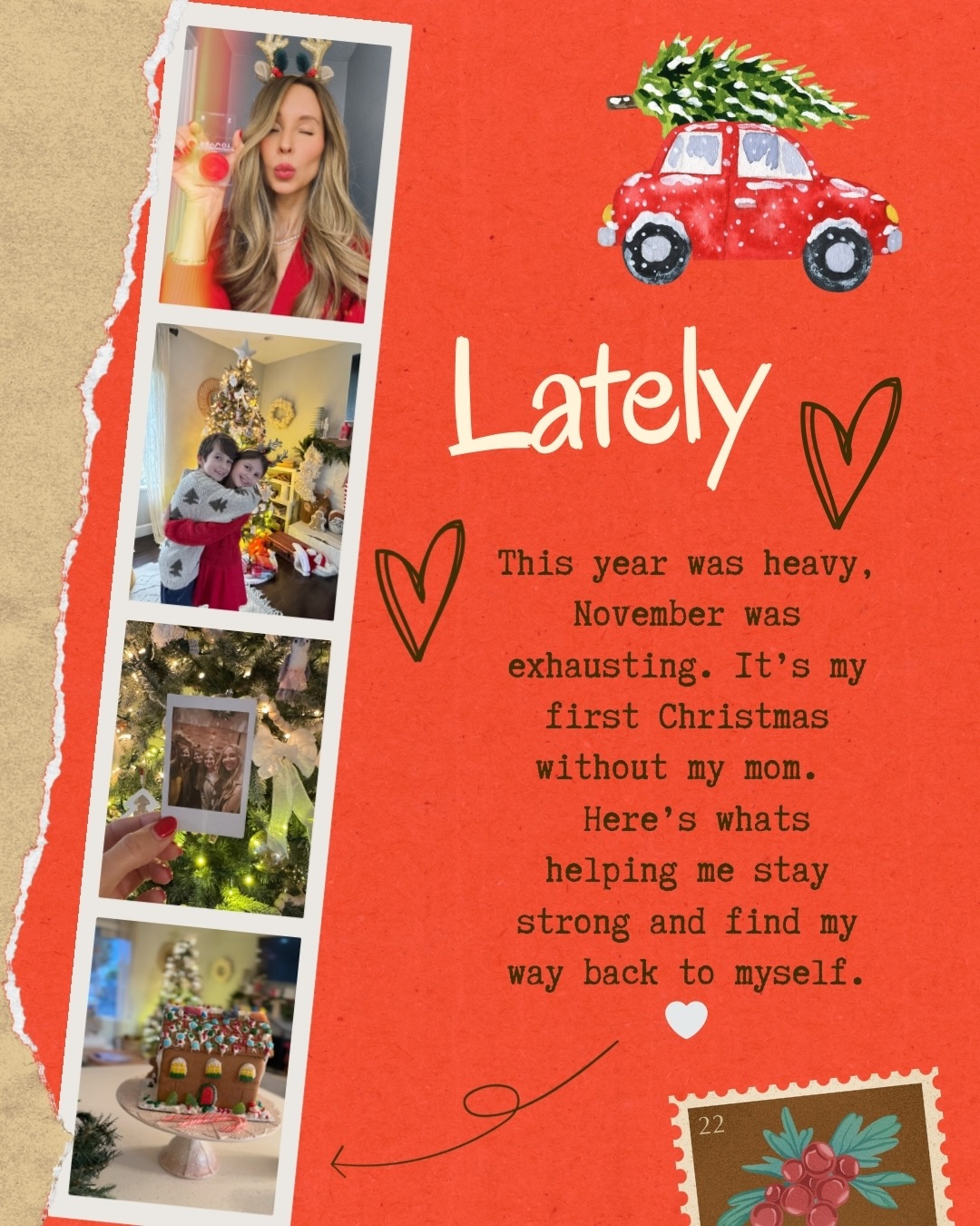 A little virtual scrapbooking this morning ☕️
This year has been tough, and to be honest…I lost my sparkle but somehow found the strength to keep going. Everyday I’m thankful for my family the little things that make me smile and keep me going.
Two sleeps till Christmas! 🎄 Soak in the magic, hold onto hope, and know you’re never alone.