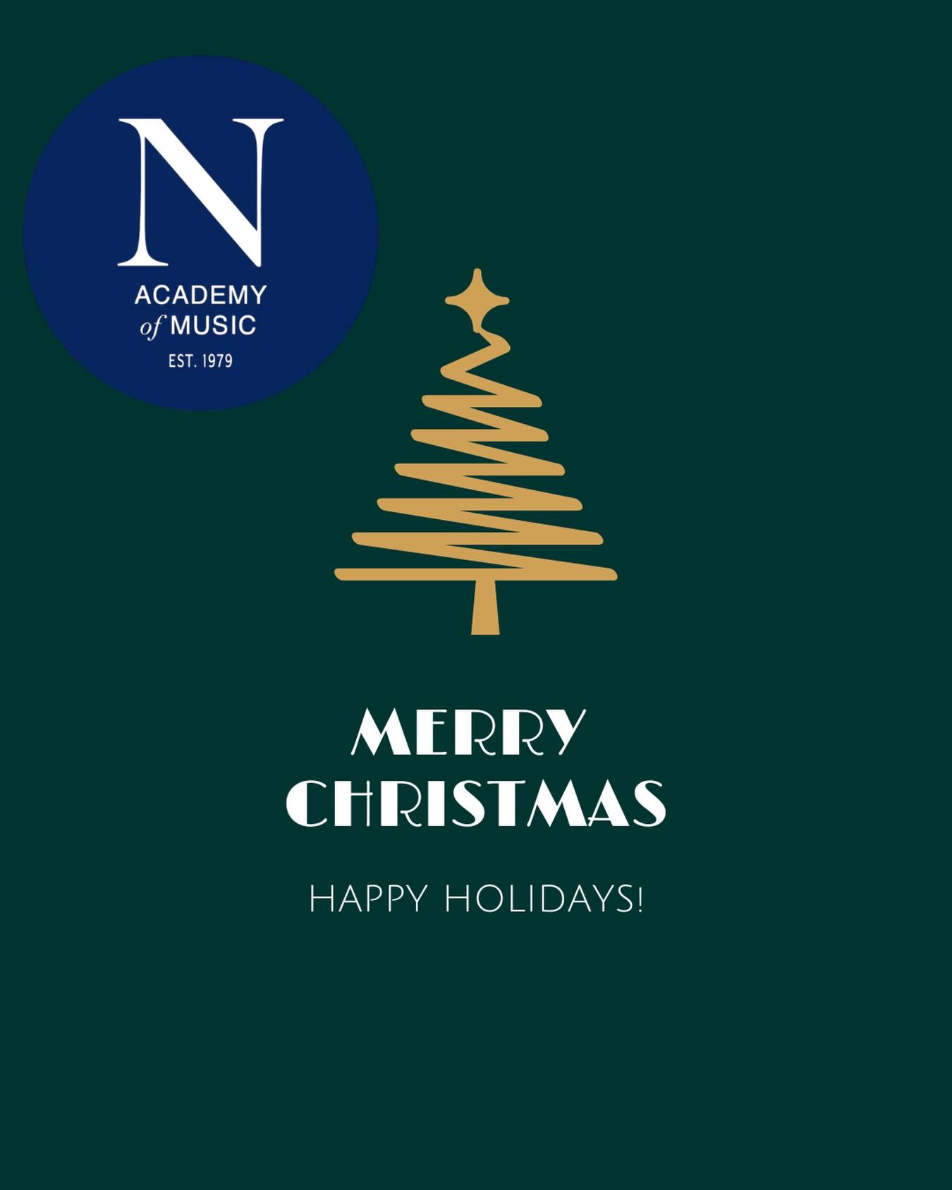 🎄 Happy Holidays from the staff and teachers at Newpark Academy of Music 🎶
Thank you all for your amazing support this year. We are so grateful to our music community 💙
Enjoy the holidays, and we’ll see you again on 5th January 2026 ✨
#MerryChristmas #NewparkAcademyOfMusic #ThankYou #MusicCommunity