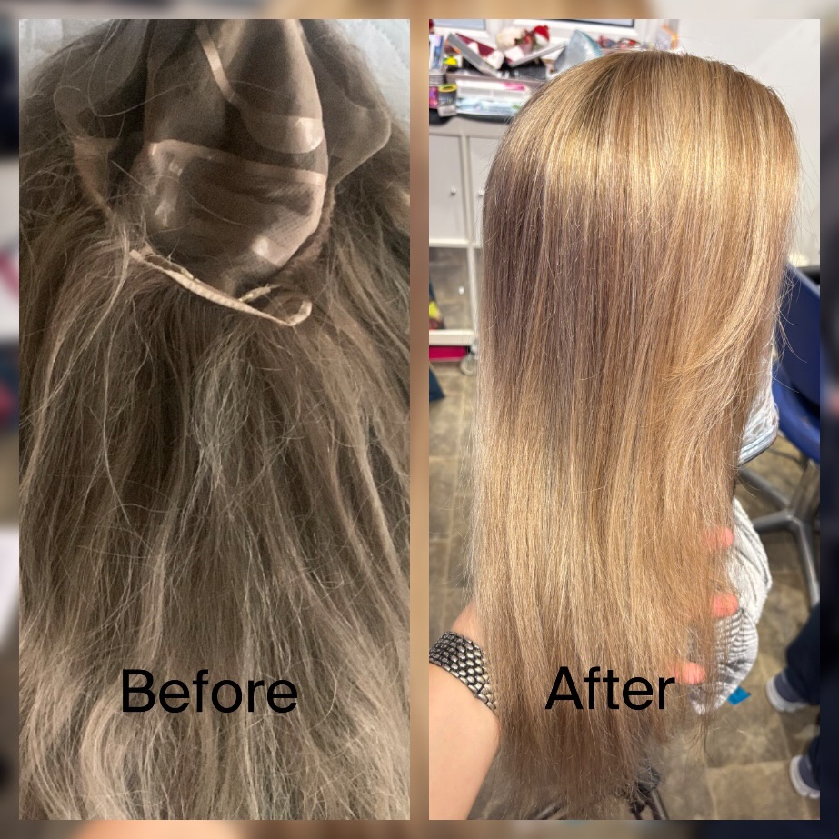 All over colour correction and cap alteration โจ the stiff nape section was uncomfortable and didnโt fit quite right so we tidied that up before @nikkyshairhub worked her magic with the overly ashy tones, making them brighter and creamy (dreamy) looking ๐
.
.
.
.
.
.
#hairpieces #lacewigs #wigmaking #wighairstylist #frontlacewig toppers wigsforalopecia wigstyling wigrepairservice wigmaker wigknotting wigfoundation wigmakersunite OncologyAesthetics bournemouthwigs alopeciauk bournemouthhair hairlossuk hairlosssolutions naprawyperuk humanhairtopper europeanhairtopper wigsonline customwigmaker smallbusinessuk buywigsonline wigrepairsuk sheitelmacher humanhairwigs europeanhair