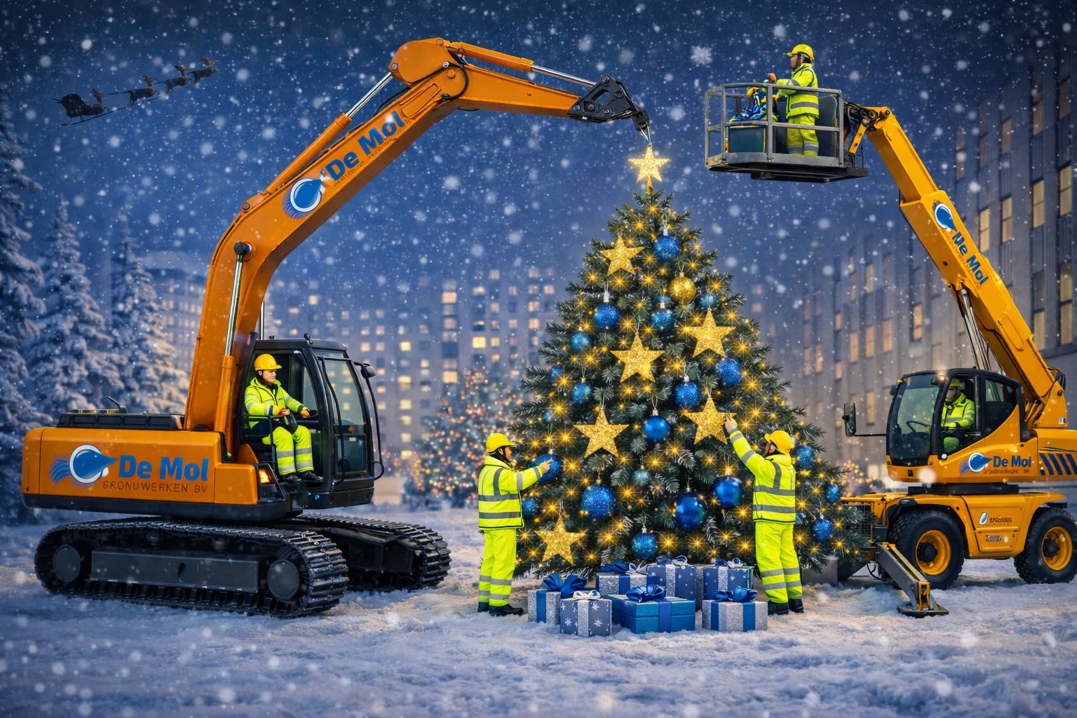 💙✨🎄 Prettig eindejaar! 🎄✨💙
Terwijl we stilaan de machines even laten rusten 🛠️, de helmen afzetten 👷♂️ en genieten van een welverdiende vakantie 🏖️, willen we iedereen alvast bedanken voor het vertrouwen en de fijne samenwerkingen het afgelopen jaar 🙏🤝💪
🔔 Grondwerken De Mol blijft investeren en daarom zetten we voor we de feestdagen induiken onze vacatures nog eens extra in de verf 👇
🚧 Wij zoeken:
👷♂️ Ploegbazen
🏗️ Kraanmachinisten
🚛 Chauffeurs C & CE
📐 Werfleiders
Allen met ervaring in wegenis- en rioleringswerken 🚧💧
👥Ben jij (of ken jij 👀) iemand die zin heeft in een nieuwe uitdaging binnen een sterk en gemotiveerd team? 💥👊
📩 Aarzel niet en neem contact met ons op! => personeel@grondwerkendemol.be
Maar voor nu eerst: geniet van de feestdagen 🎅🎁, maak mooie herinneringen en tot snel in het nieuwe jaar! ✨🥂🎆
💙💙 Team De Mol 💙💙
#prettigeeindejaar #fijnefeestdagen #grondwerkendemol #grondwerken #wegeniswerken #rioleringswerken #vacatures #jobs #werkaanbieding #bouwsector #kraanmachinist #chauffeur #ploegbaas #werfleider #teamwork #teamdemol #demol