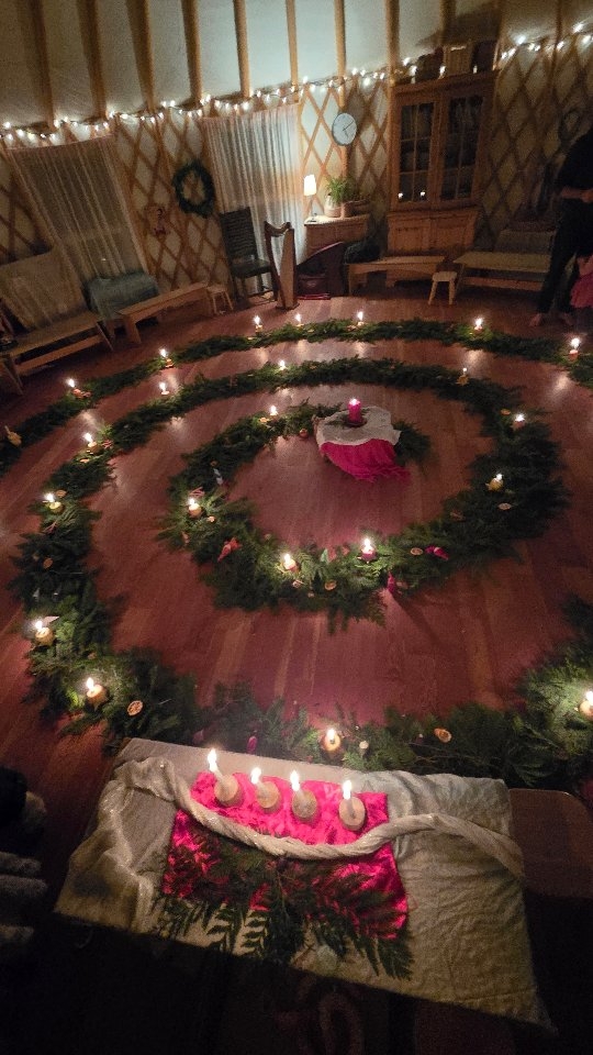 As we aproach the bellybutton of the darkness- AKA- Winter Solstice it can be easier to lean towards the returning of the light.
However the challenge is, how well can you dark?
How well can you be fully absorbed in this pooling darkness?
The solstice is when the dark is inhabiting as much space possible, externally.
It is the night which holds the day , as a womb holds budding life. A place where we incubate, where we regenerate, where we dream.
The challenge to myself is, how can I Be more absorbed. In this ancient ecosystem that is this winter darkness.
During this Season I find it's really important to feel into the root system of existence. Feel into what remains Still and quiet and patient within us. What hasn't been occupying our external awareness but expanding beneath the surface to hold it all?
The quiet parts.
the shy parts.
the patient parts.
the parts that aren't yearning to take up space.
As someone who gathers within many circles there are certain structures in place to create space for:
the quiet ones
the still ones
the shy ones
the ones who aren't going to Jump into Sharing
the ones that have a complex journey with sharing their voice.
When it's their moment to receive the attention of the circle, it's their season.
Winter Solstice for me is similar. We are in a cyclical spotlight, where the wheels attention has made it's way to hear from Darkness.
Listen well, for this one may Speak in a quieter voice.
________
BIZ ANNOUNCEMENTS:
LAST DAY Giveaway ends 21st- have you entered? FIND PINNED POST
LAST DAY for "Early Time-traveler" Tickets to NYE Calendar Magic at $20.26 - then $45
ENTER TO WIN:
💫x1 | 1hr 1-on-1 Crossroads Psychic Council (with yours truly) Online or In-person
💫x2 Tickets Calendar Magic: 2026 Divination class (can be gifted)