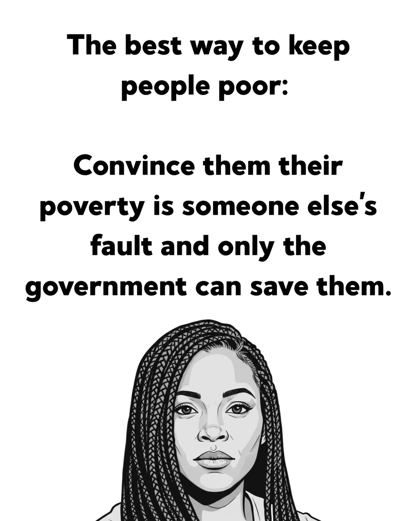 Want to guarantee poverty lasts forever?
Follow this formula:
Remove personal agency. Blame everything on external forces.
Convince people they are powerless victims who can only be saved by government programs.
Now they will never build wealth because they are waiting for rescue instead of working for solutions.
This is the most effective poverty trap ever designed.
#africa #entrepreneurship