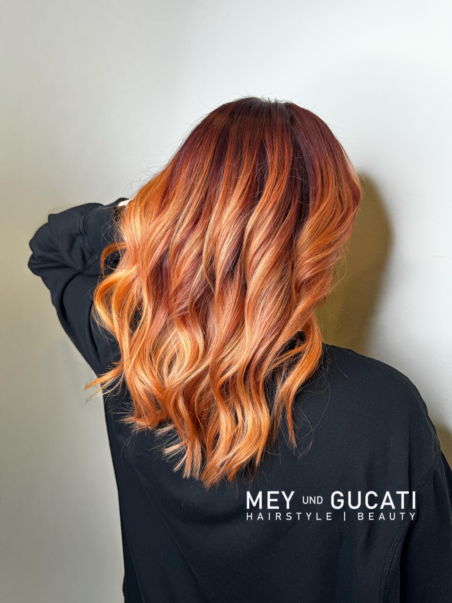 Spicy burning Fire 🔥 #copperhair #coppered #colormelt #blorange #kupferrot