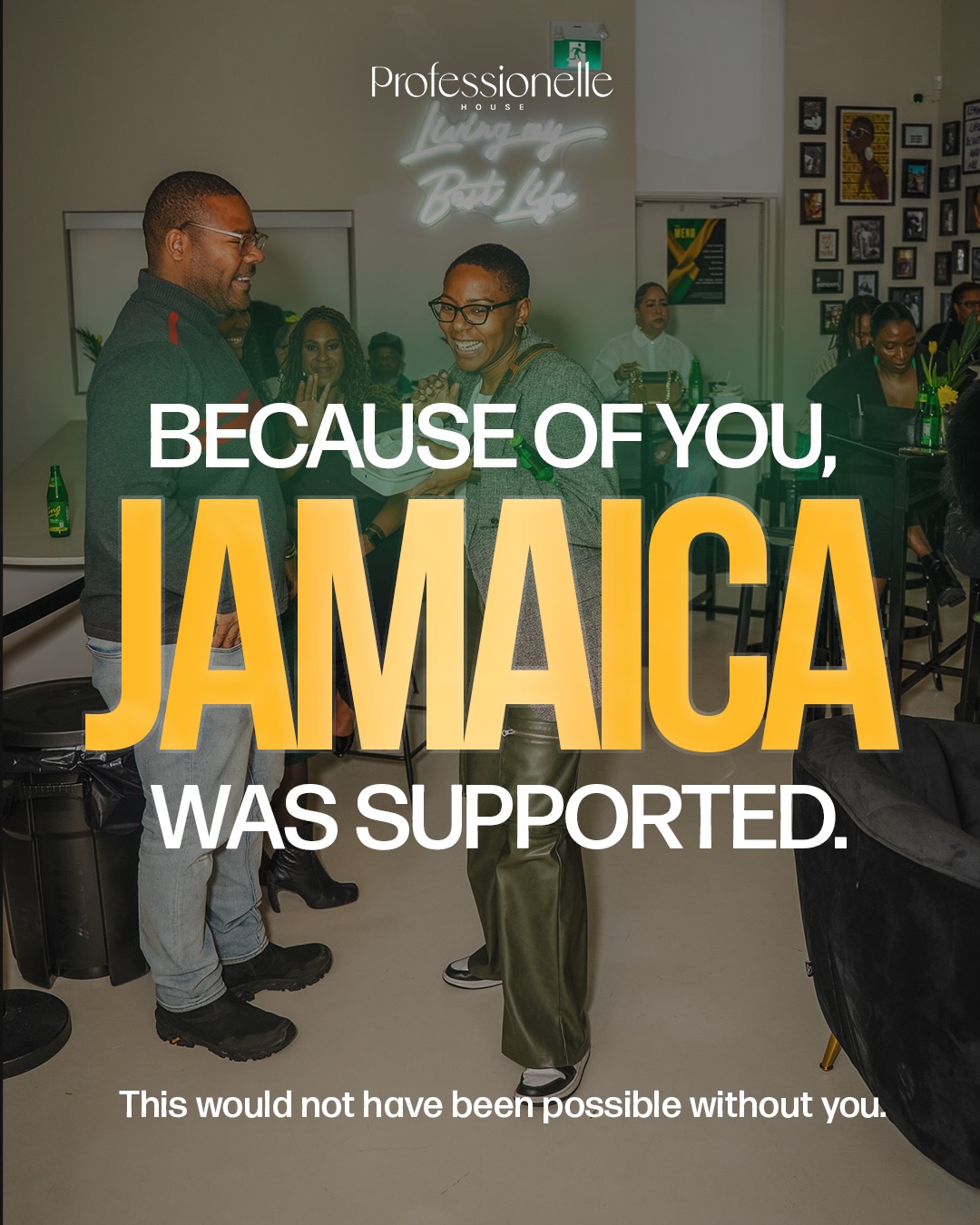 A heartfelt thank you to our amazing community for your support of our fundraiser for Jamaica hurricane relief. 🇯🇲 It’s in moments like these that we are reminded of the incredible power of unity and what we can achieve together.
Your contributions have made a lasting difference, and we couldn’t have done it without you! 💚💛
@professionellehouse
@iamsashagai
@directedbykells
@drinksbynika
@deddyskitchen
@jerk_brothers
#jamaica #jamaicarelief #fundraiser #community #support #thankyou #hurricanemelissa