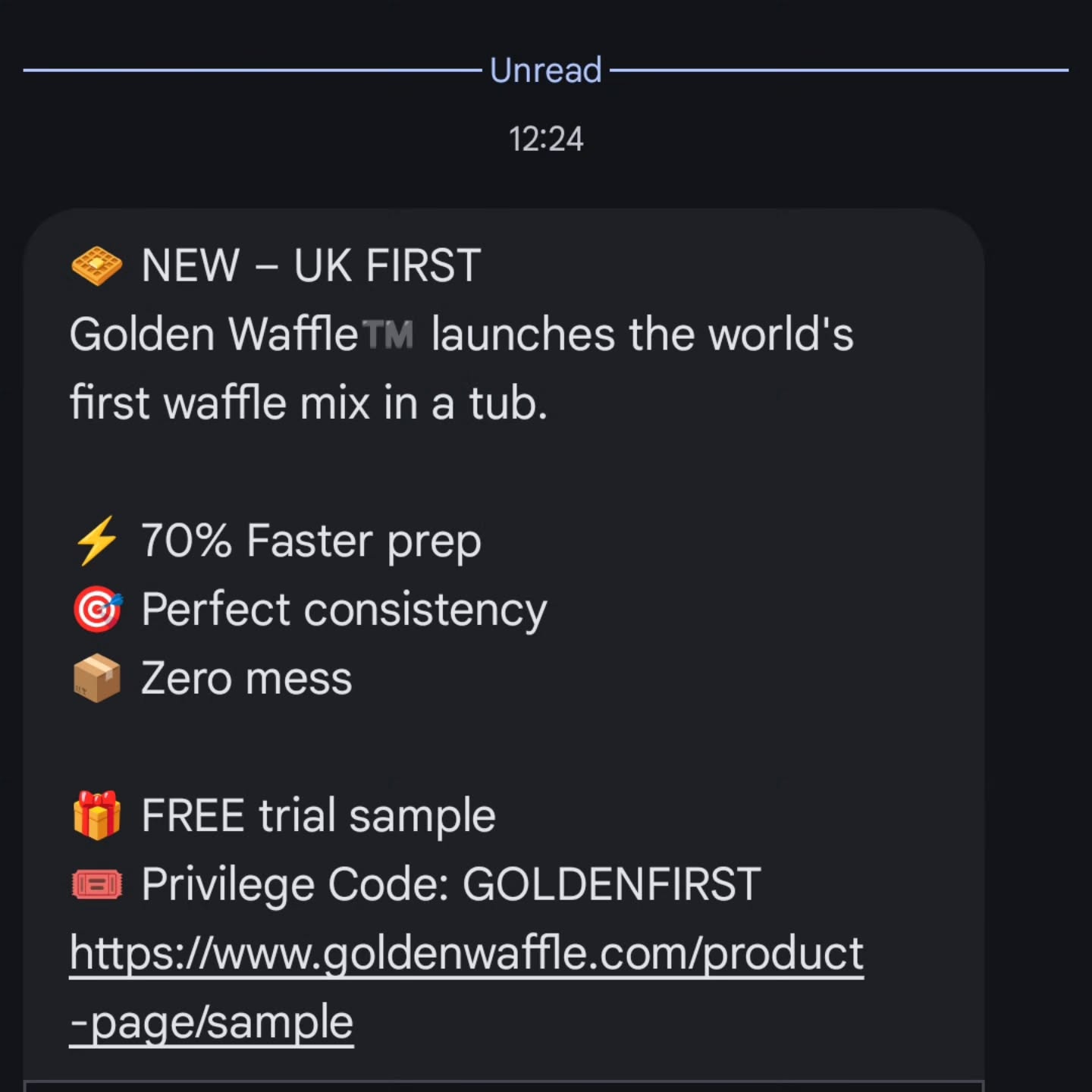 ๐ง ๐ WORLD FIRST โ NOW LIVE
Weโve officially launched Golden Waffleโข โ the worldโs first Just Add Water waffle mix in a tub, built for modern hospitality.
No weighing.
No eggs.
No butter.
No mess.
Just open the tub, add water, whiskโฆ and cook.
Why operators are paying attention ๐
โก 70% faster prep
๐ฏ Consistent waffles every shift (even with new staff)
๐ง Labour-proof for busy cafรฉs, hotels & QSRs
๐ฆ Clean, stackable tubs (goodbye paper sacks)
โฑ Fewer โweโre out of wafflesโ moments
This isnโt just a new mix.
Itโs a better system.
๐ FREE trial for early adopters
To celebrate launch, weโre offering FREE Golden Waffle samples to hospitality operators.
Enter code:
๐ GOLDENFIRST
๐ Request your free sample here:
https://lnkd.in/ek3Ksj_a