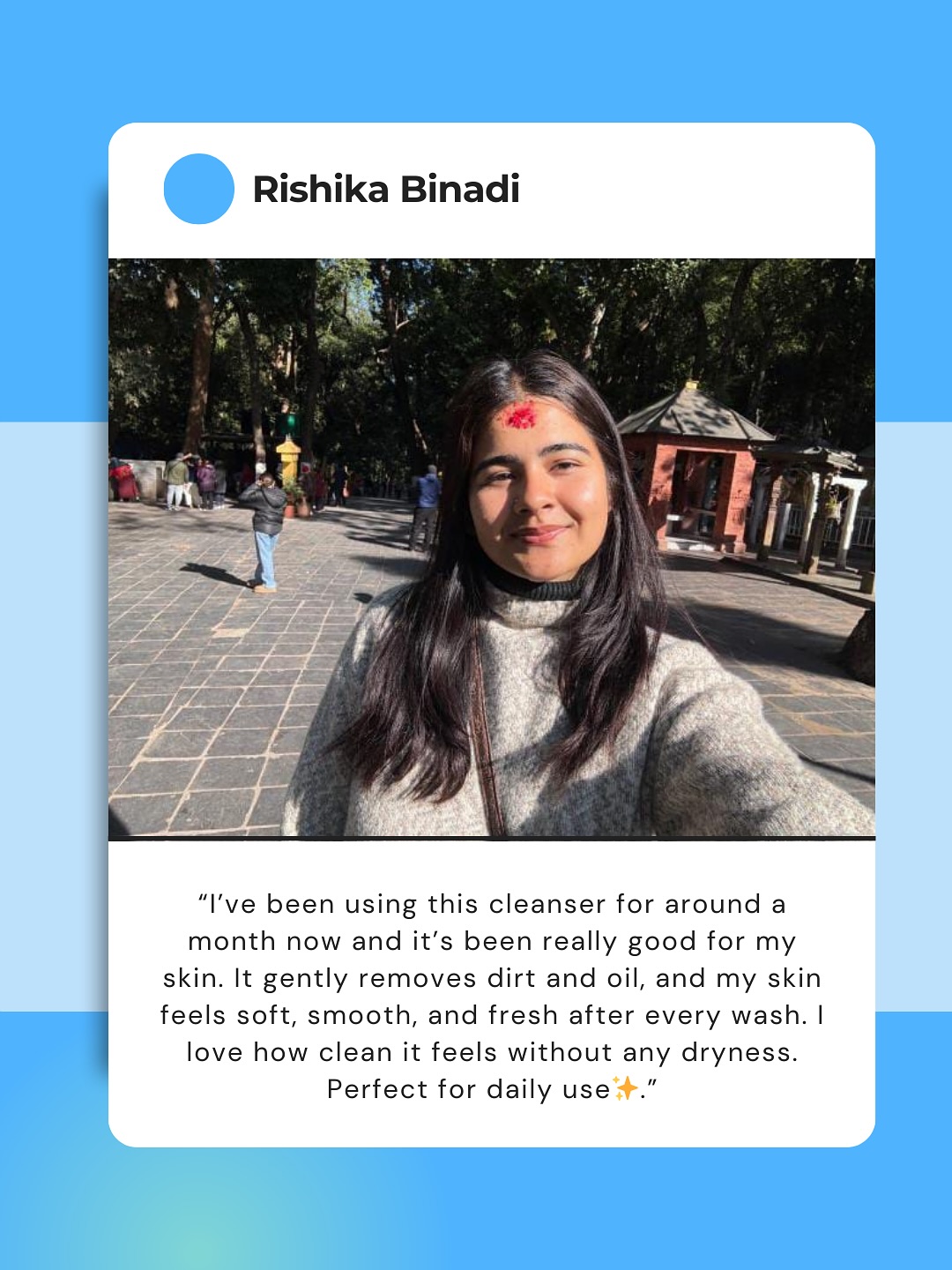 Every review = one more reason we’re proud 💌🩵