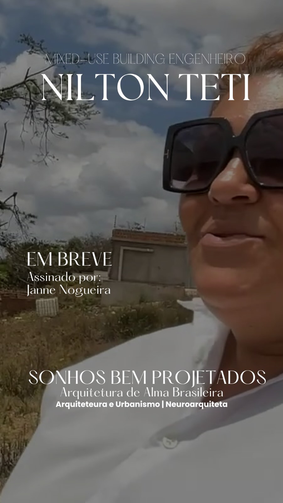 Fui contratada para desenvolver um empreendimento de uso misto — composto por kitnets e lojas — que carrega muito mais do que uma função urbana: ele nasce como um gesto de amor, respeito e memória.
Este projeto é uma homenagem ao engenheiro Nilton Teti, idealizada por seu genro, que encontrou na arquitetura uma forma concreta de eternizar o legado de um homem que dedicou sua vida à engenharia. Mais do que um profissional exemplar, Nilton foi referência de ética, compromisso e visão construtiva, valores que atravessam cada decisão projetual deste empreendimento.
Ao transformar a saudade em obra, seu genro materializa aquilo que o engenheiro sempre acreditou: construir é deixar marcas positivas no mundo e na vida das pessoas. Assim, cada espaço pensado — das unidades residenciais às áreas comerciais — carrega simbolicamente a continuidade de um legado que não se encerra com a ausência física, mas permanece vivo naquilo que se constrói com propósito.
Este empreendimento não é apenas um conjunto de kitnets e lojas. É memória edificada, é homenagem em forma de cidade, é a engenharia sendo usada para honrar quem a viveu com dignidade. Eu fiquei lisonjeada de fazer parte de sonho de memórias . Gratidão @brunoalexandr2