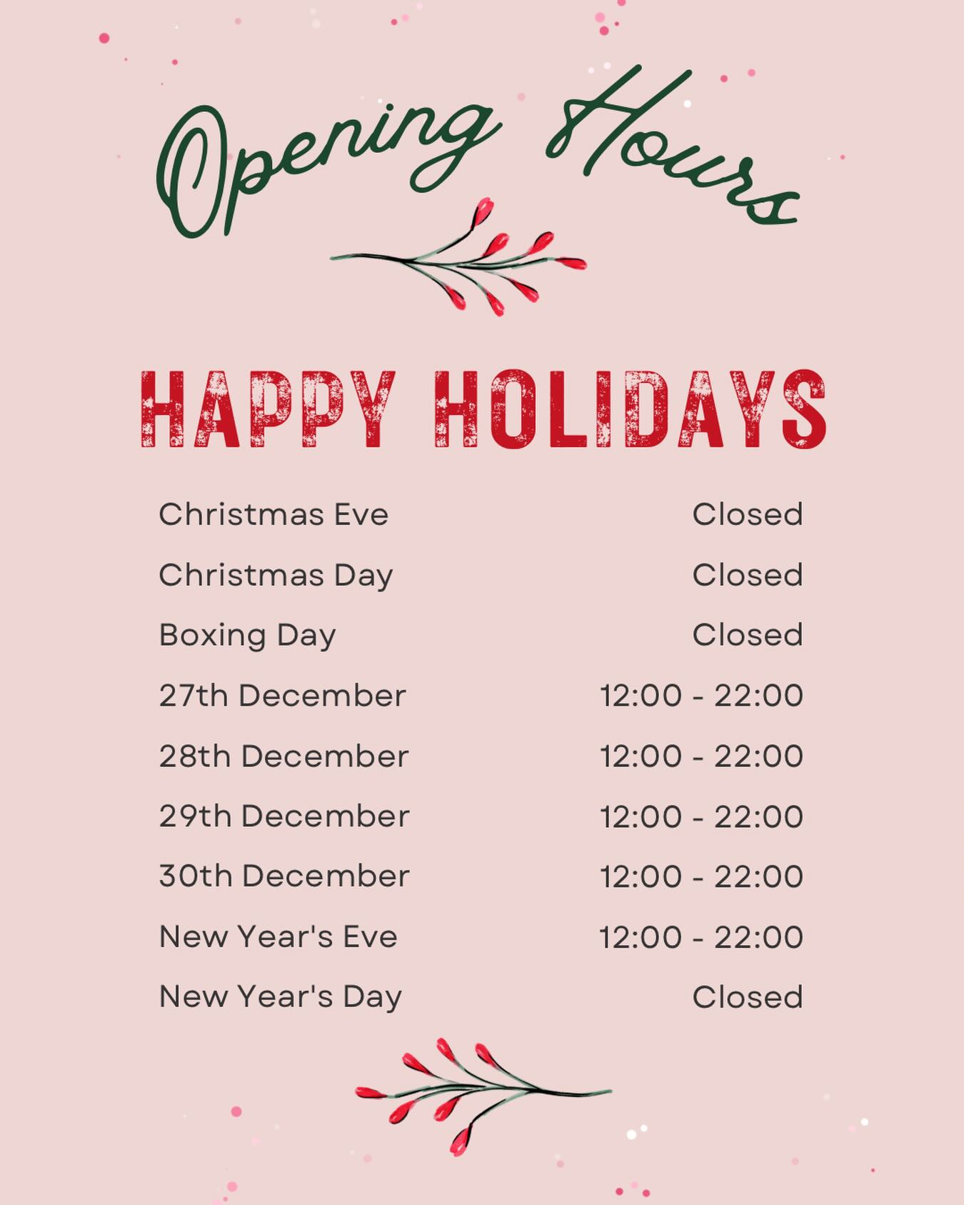 As the festive season approaches, we would like to take this opportunity to wish all our customers a very Merry Christmas and a Happy New Year.
We would like to sincerely thank you for your continued support throughout the year. Your loyalty and kindness mean a great deal to us, and it has been our pleasure to welcome you to Avanti.
We look forward to welcoming you again in the New Year and continuing to serve you with the same passion and care.
With our warmest wishes,
Avanti 🎄✨