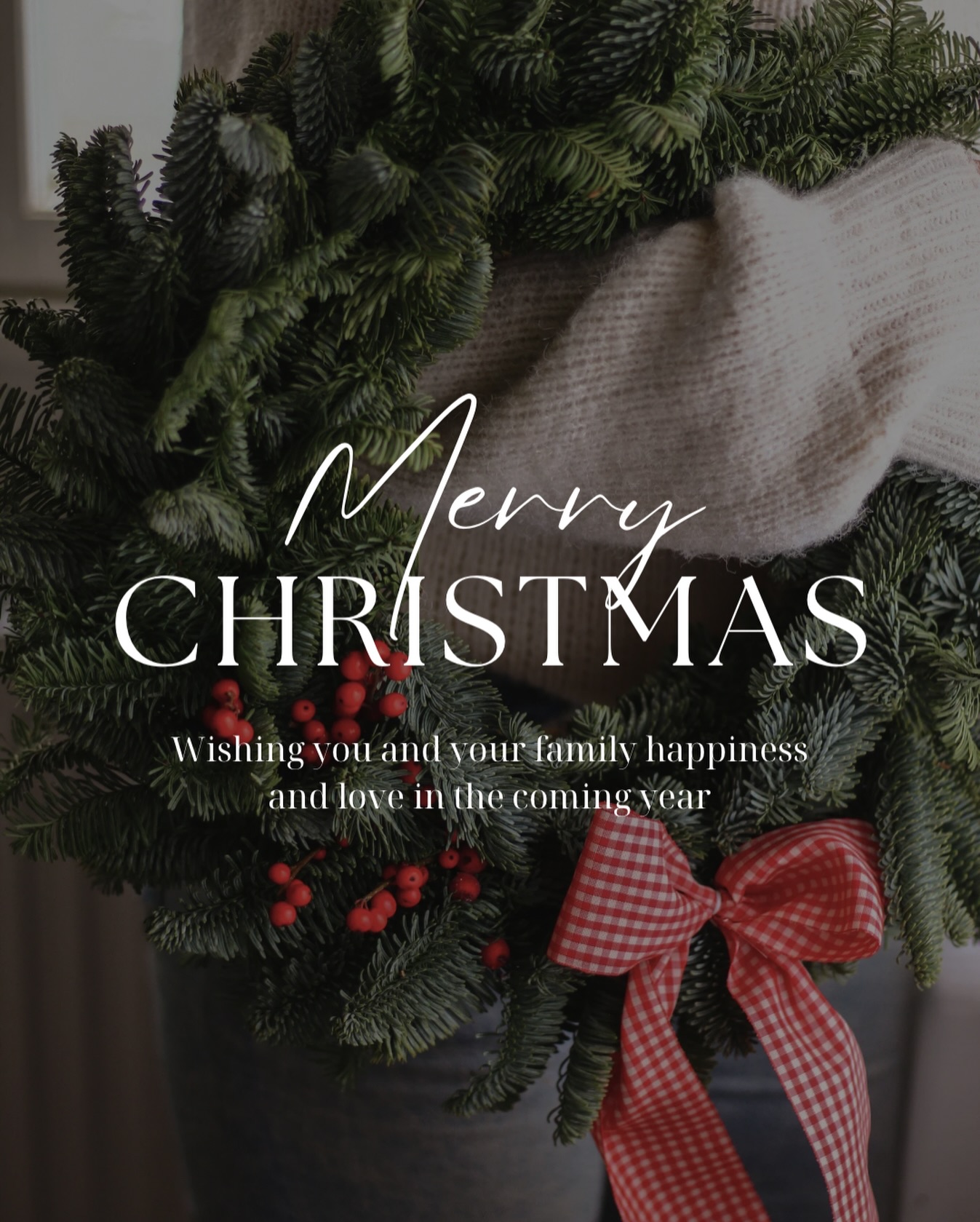 Happy Holidays! We are beyond grateful for all of you and are wishing you warmth and happiness with your friends and family this Christmas 🎄