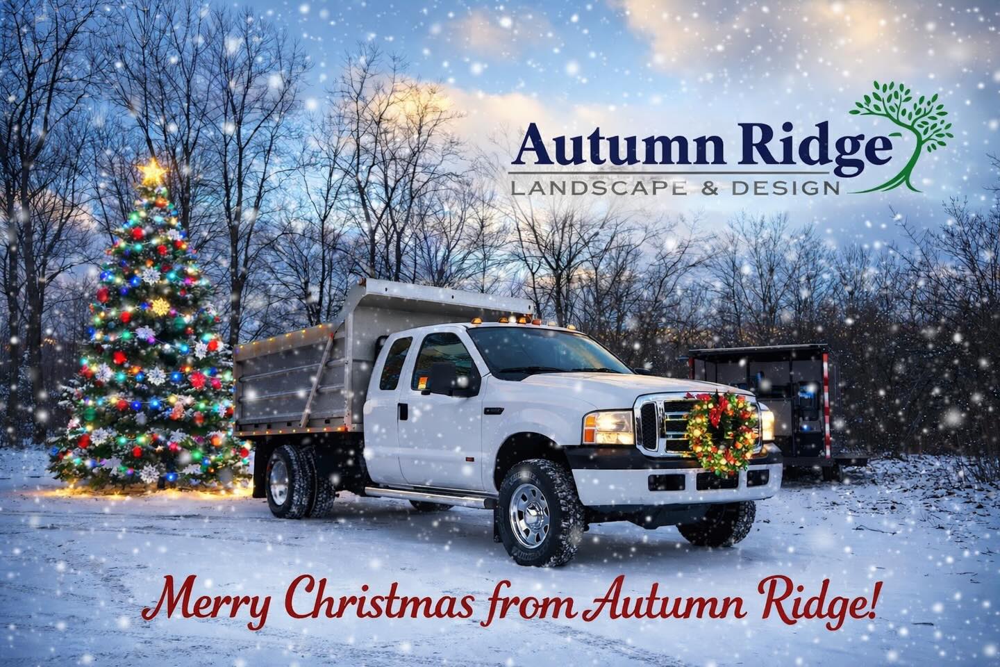 Wishing you and your family a Merry Christmas and very Happy New Year from all of us at Autumn Ridge!