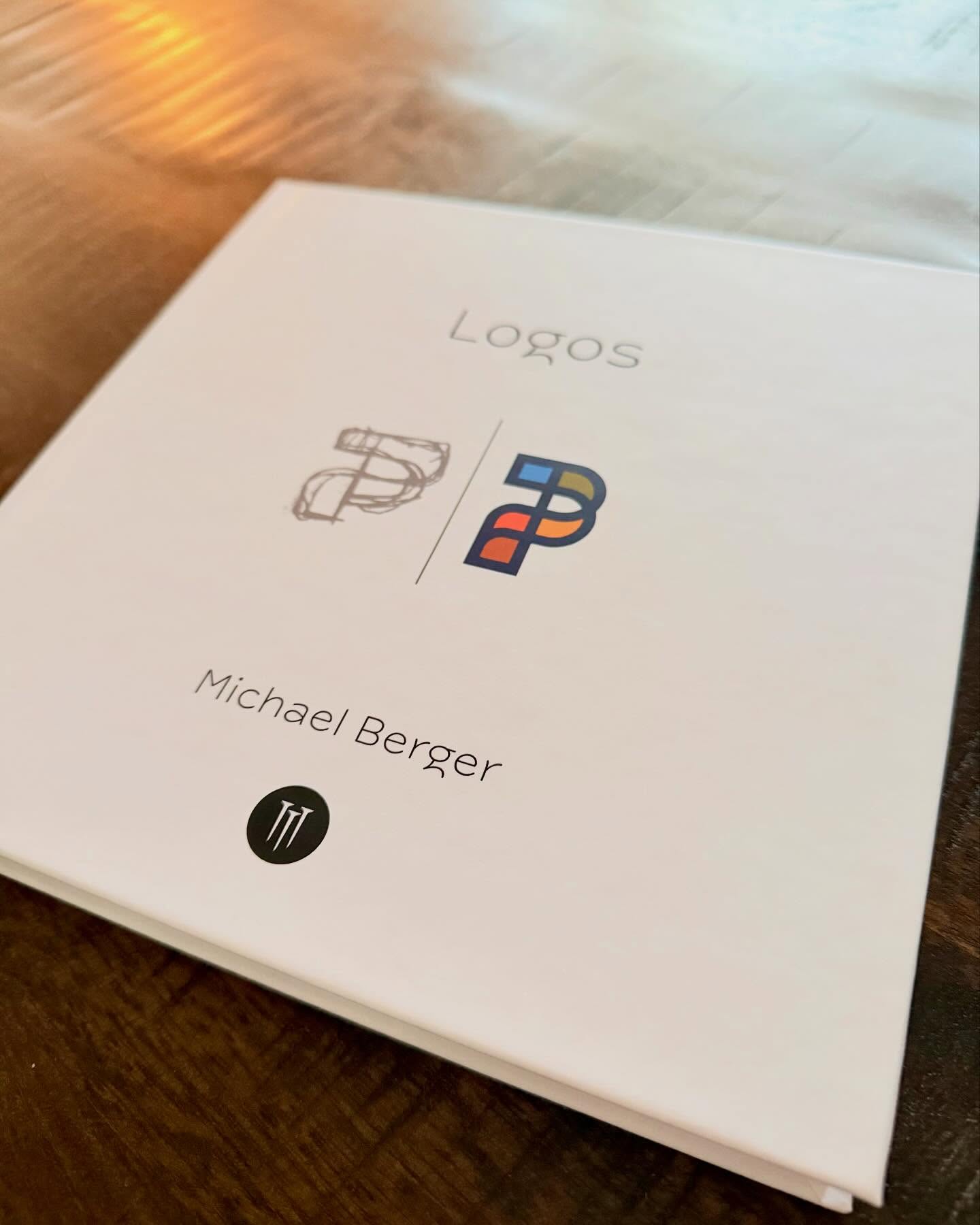 Hot off the press! My 308-page Logos book. A collection of 36 years of logo designs for folks. @compelle.media