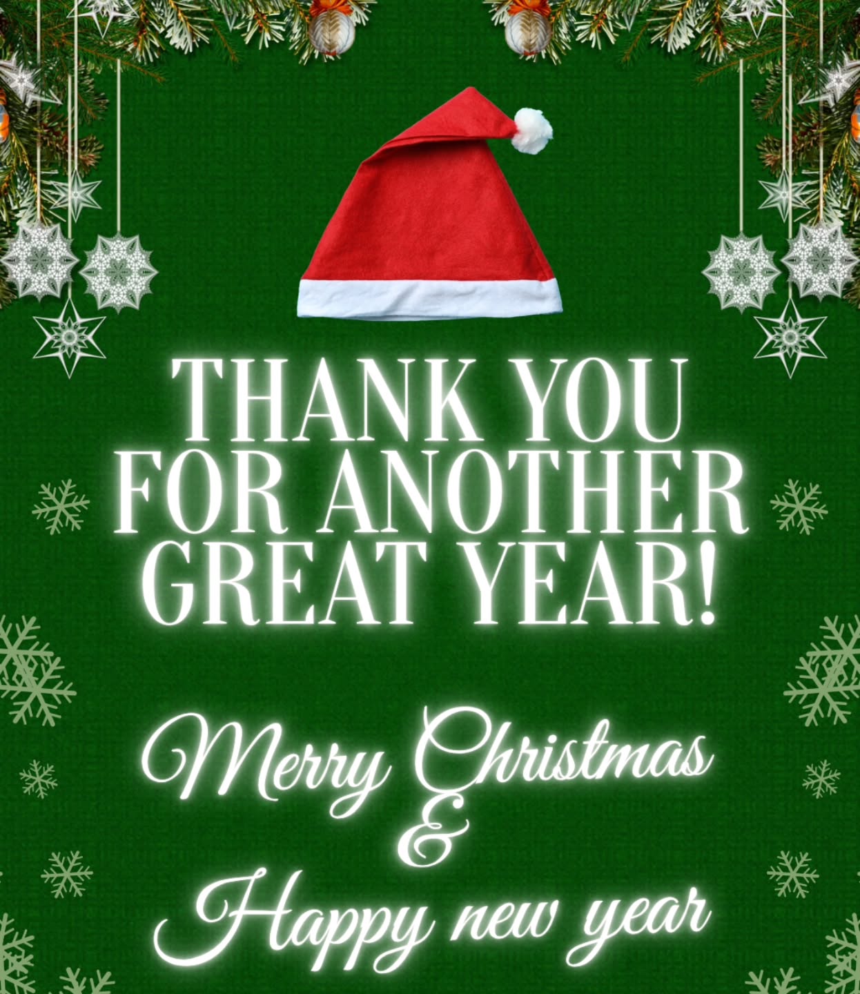 Thank you to everyone who sat in my chair this year, it was a hard but fruitful year and I'm looking forward to what 2026 will bring.
Have a Merry Christmas and the best new years.