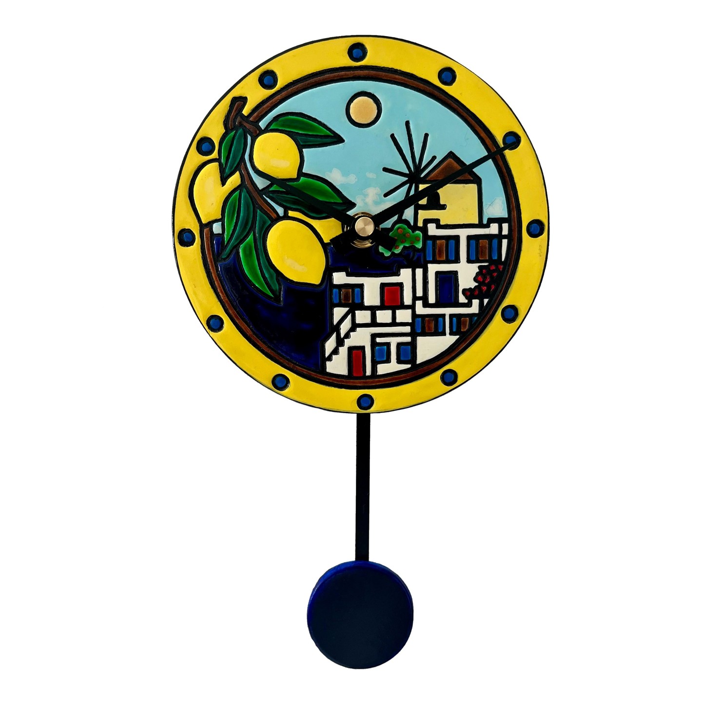 🍋 Limon Ağacı ve Bodrum Temalı | El Yapımı Seramik Sarkaçlı Duvar Saati
Zaman, Akdeniz güneşiyle buluştu…
Limon ağacı ve Ege evlerinden ilham alan bu el yapımı seramik sarkaçlı duvar saati, bulunduğu mekâna sıcaklık, renk ve hikâye katar.
Her bir parça;
• elde şekillendirilmiş
• özenle boyanmış
• seri üretim olmayan, tek ve özgün bir tasarımdır.
Mutfaklar, salonlar, yazlık evler ve renkli dekoru sevenler için zamansız bir dekor objesi.
Sadece zamanı değil, Akdeniz ruhunu da duvarınıza taşır.
📩 Detaylı bilgi ve sipariş için mesaj atabilirsiniz.
#seramikduvarsaati
#sarkaçlıduvarsaati
#elyapımıseramik
#sanatsalduvarsaati
#dekoratifduvarsaati
#duvardeokorasyonu
#evdekorasyonu
#mutfakdekorasyonu
#akdenizdekoru
#egeesintisi
#limondeseni
#limonağacı
#renklidekorasyon
#özgüntasarım
#butiktasarım
#sanatürünü
#elişçiliği
#elisyapımı
#seramiksanat
#duvarsaati
#saatdekorasyonu
#yazlıkdekorasyonu
#bohemdekorasyon
#rustikdekor
#evimigüzelleştir
#tasarımevler
#dekorasyonfikirleri
#sanatvedekor
#instadekor
#türktasarımcı