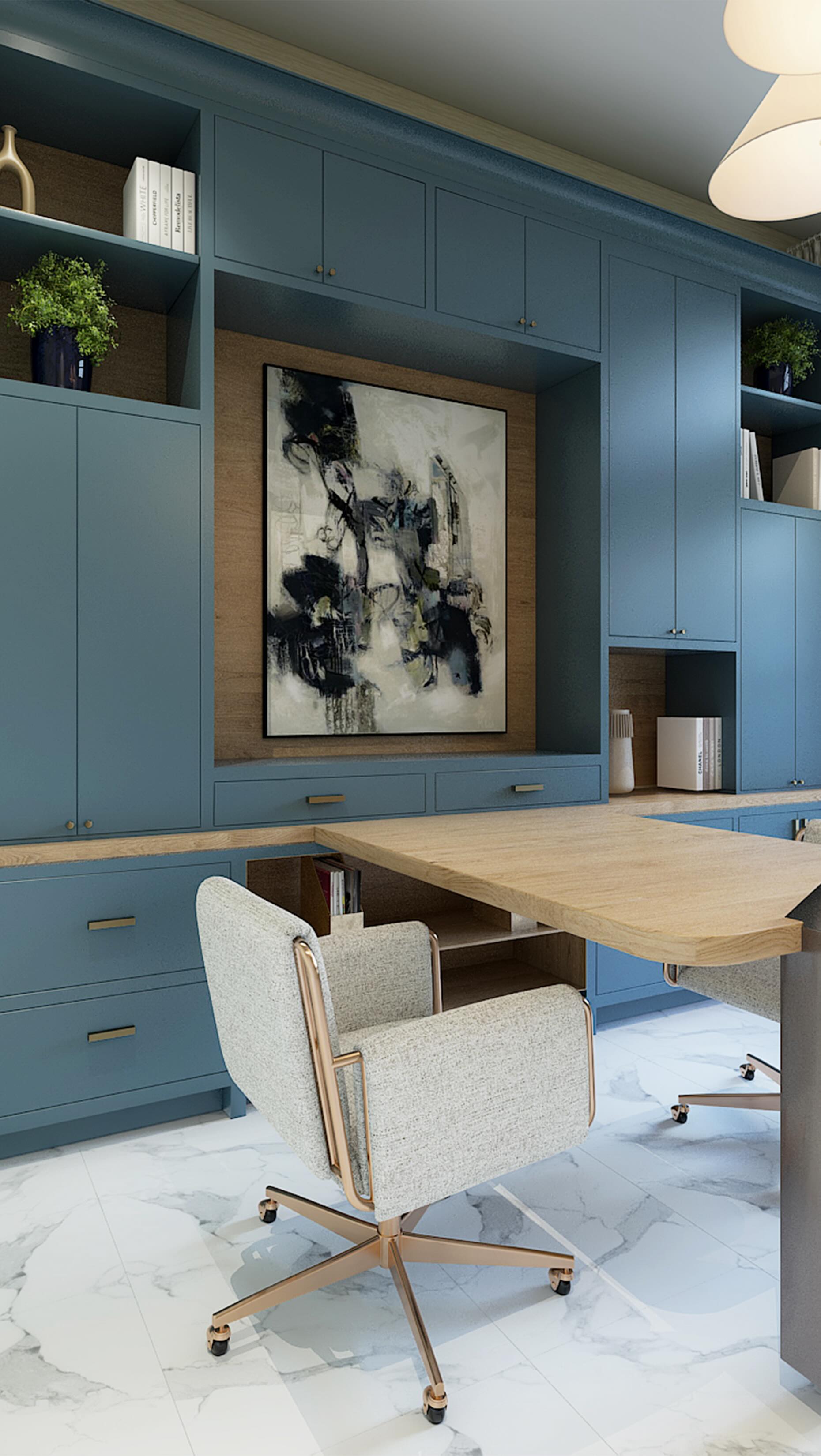 From layout drafts to a functional, beautiful workspace.
#interiordesign
#luxuryhomes
#southflorida
#customdesigns
#homeoffice