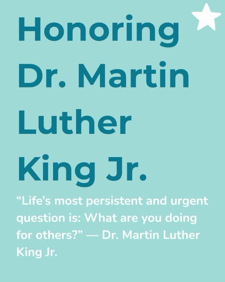 Today, we honor Dr. King’s legacy by recommitting ourselves to compassion, equity, and service—especially for the children and families we support every day.
We believe every child deserves to be seen, heard, and supported.
Today and always, we strive to build a community rooted in respect, kindness, and inclusion.
🕊️
#MLKDay #MartinLutherKingJr #ServiceAndCompassion #InclusionMatters #PediatricTherapy