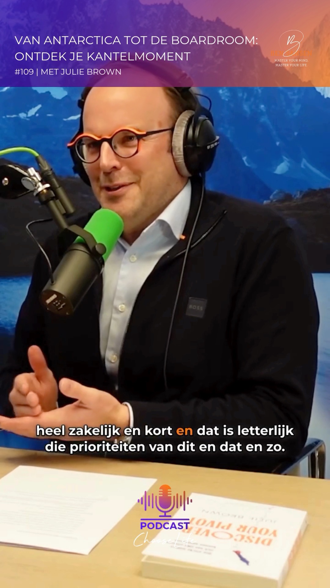 Ik heb tijd te kort, ik zou nog zoveel dingen willen doen. Terwijl we allemaal 168u week hebben. ⏳
Het enige wat je hoeft te doen, is beslissen hoe je die tijd wil invullen. ✨
In Choose Life episode 109 vertelt @julie.brown.dansercoer waarom ze niet langer
woorden als ‘busy’ of ‘no time’ gebruikt.
Beluister nu via je favoriete player! 🎧
#tijd #prioriteiten #mindful #ChooseLife #JulieBrown #bewustleven #focus #persoonlijkeontwikkeling #levenskeuzes #intentionalliving #BenSansen